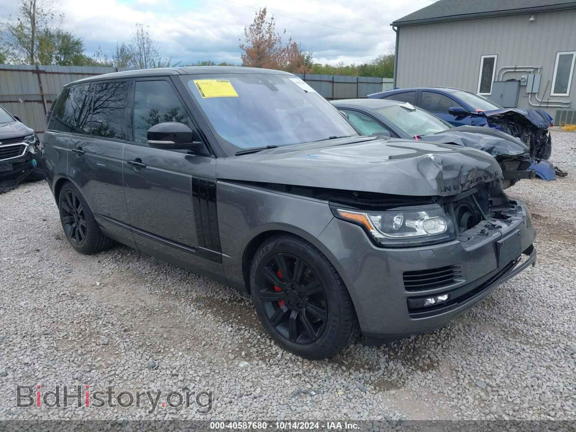 Фотография SALGS2FE5HA324499 - LAND ROVER RANGE ROVER 2017