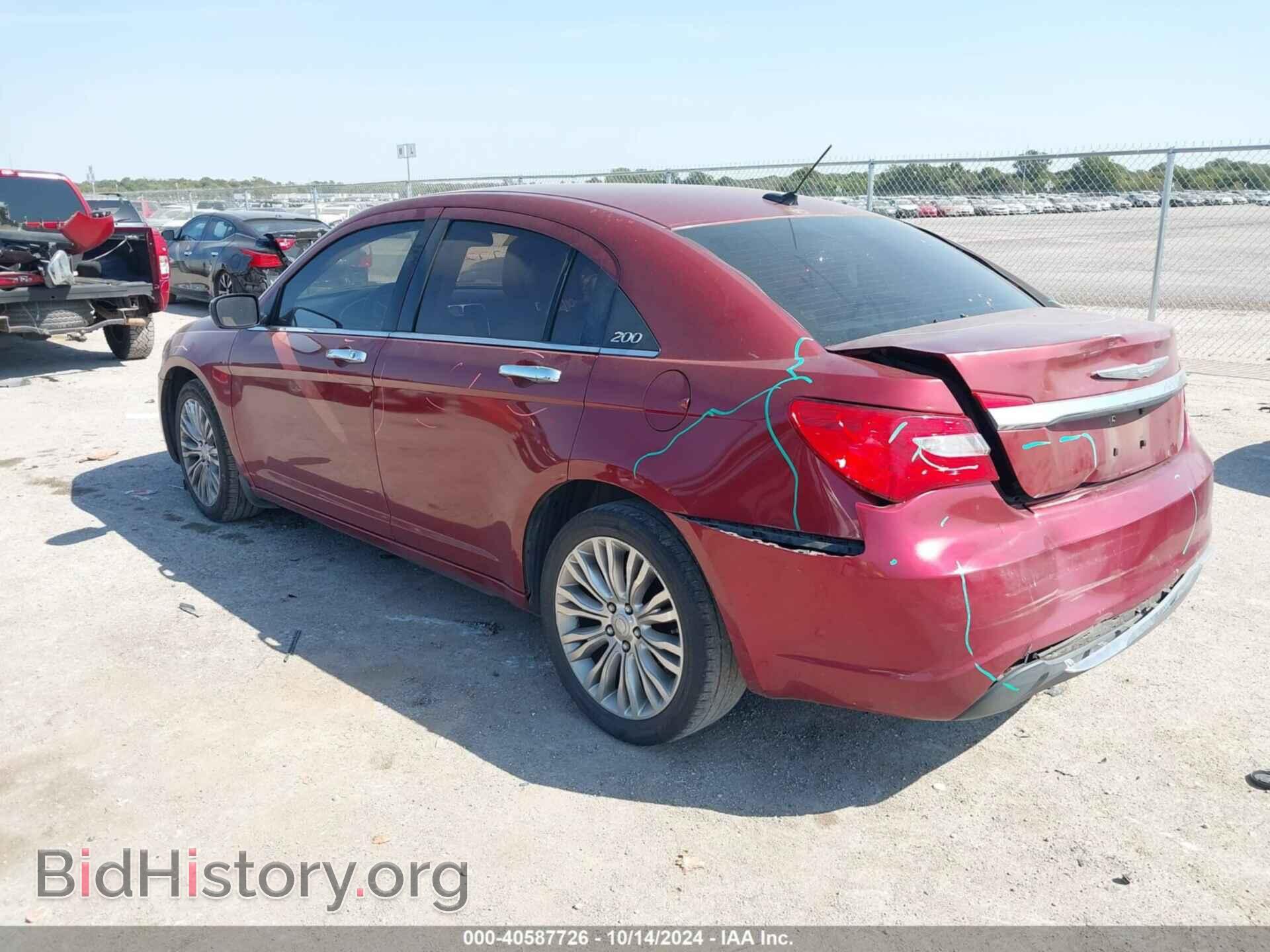 2012 CHRYSLER 200 - VIN: 1C3CCBCB1CN123198 - Фото 3