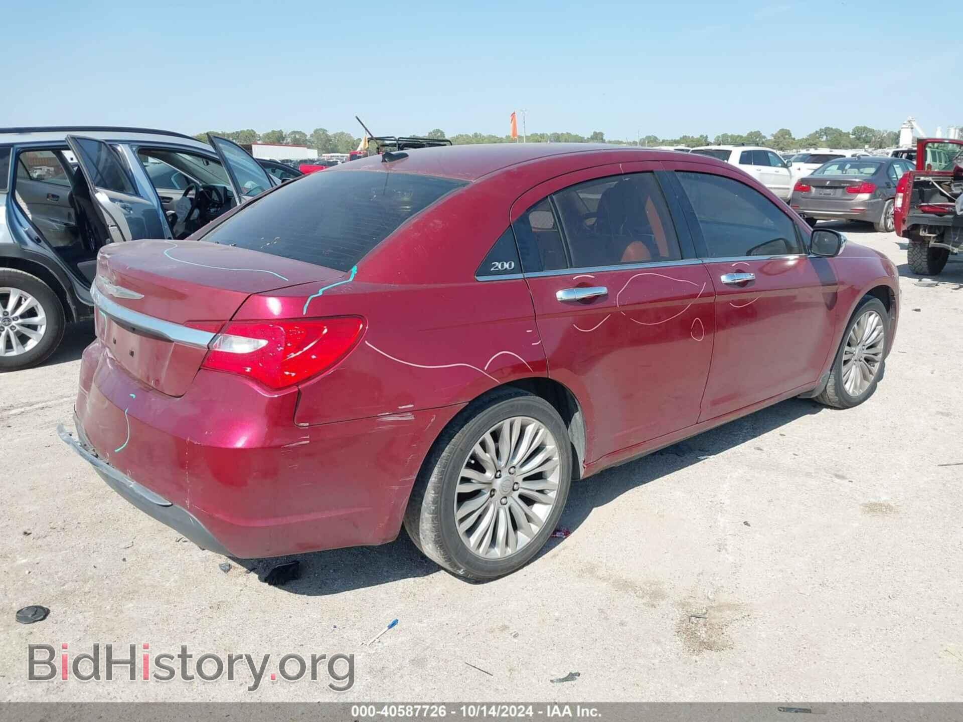 2012 CHRYSLER 200 - VIN: 1C3CCBCB1CN123198 - Фото 4