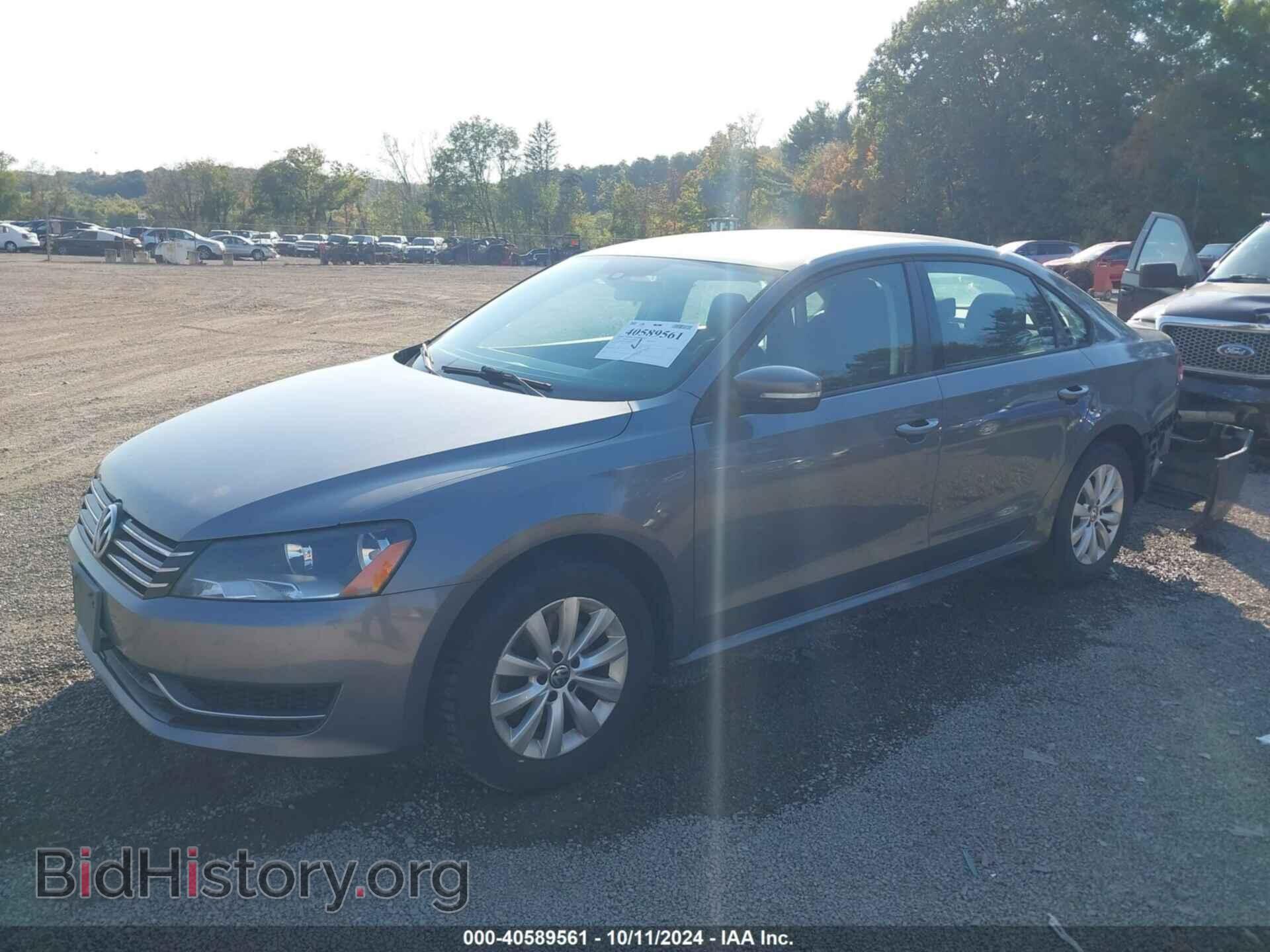 2013 VOLKSWAGEN PASSAT - VIN: 1VWAH7A37DC080896 - Фото 2