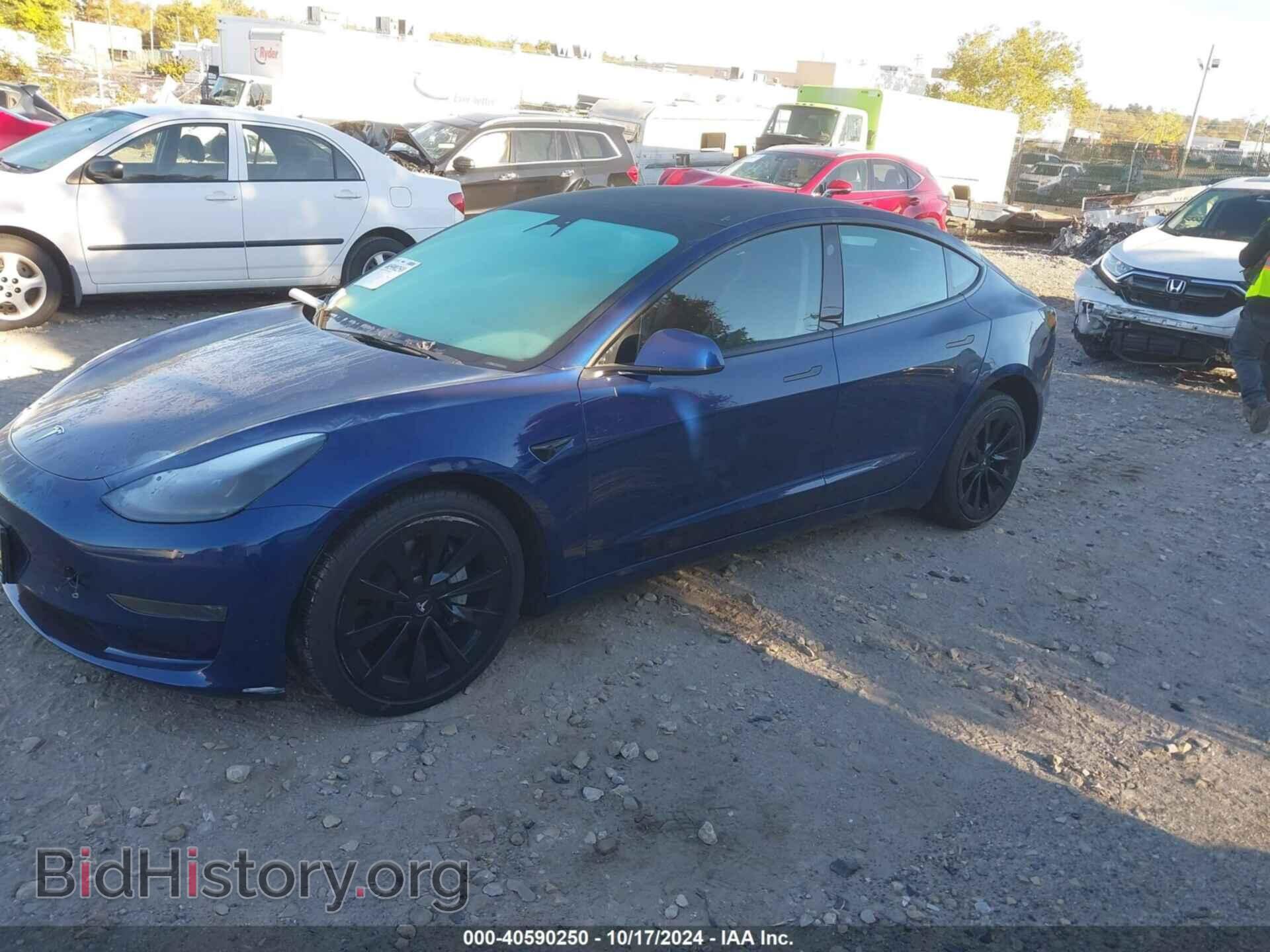2022 TESLA MODEL 3 - VIN: 5YJ3E1EA5NF188397 - Фото 2