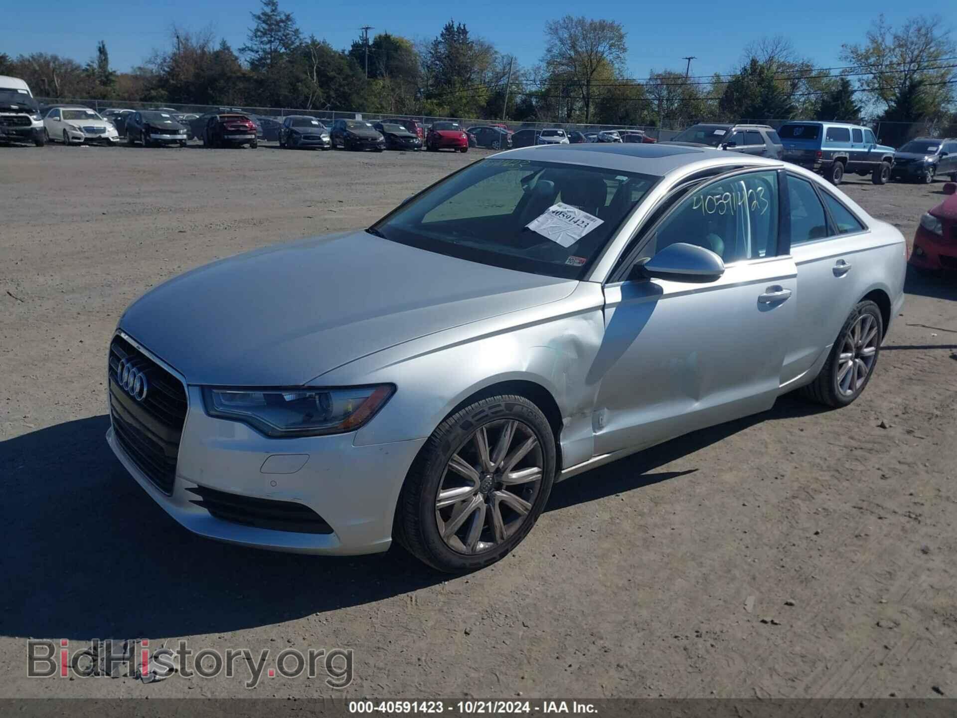 2013 AUDI A6 - VIN: WAUDFAFC2DN064277 - Фото 2