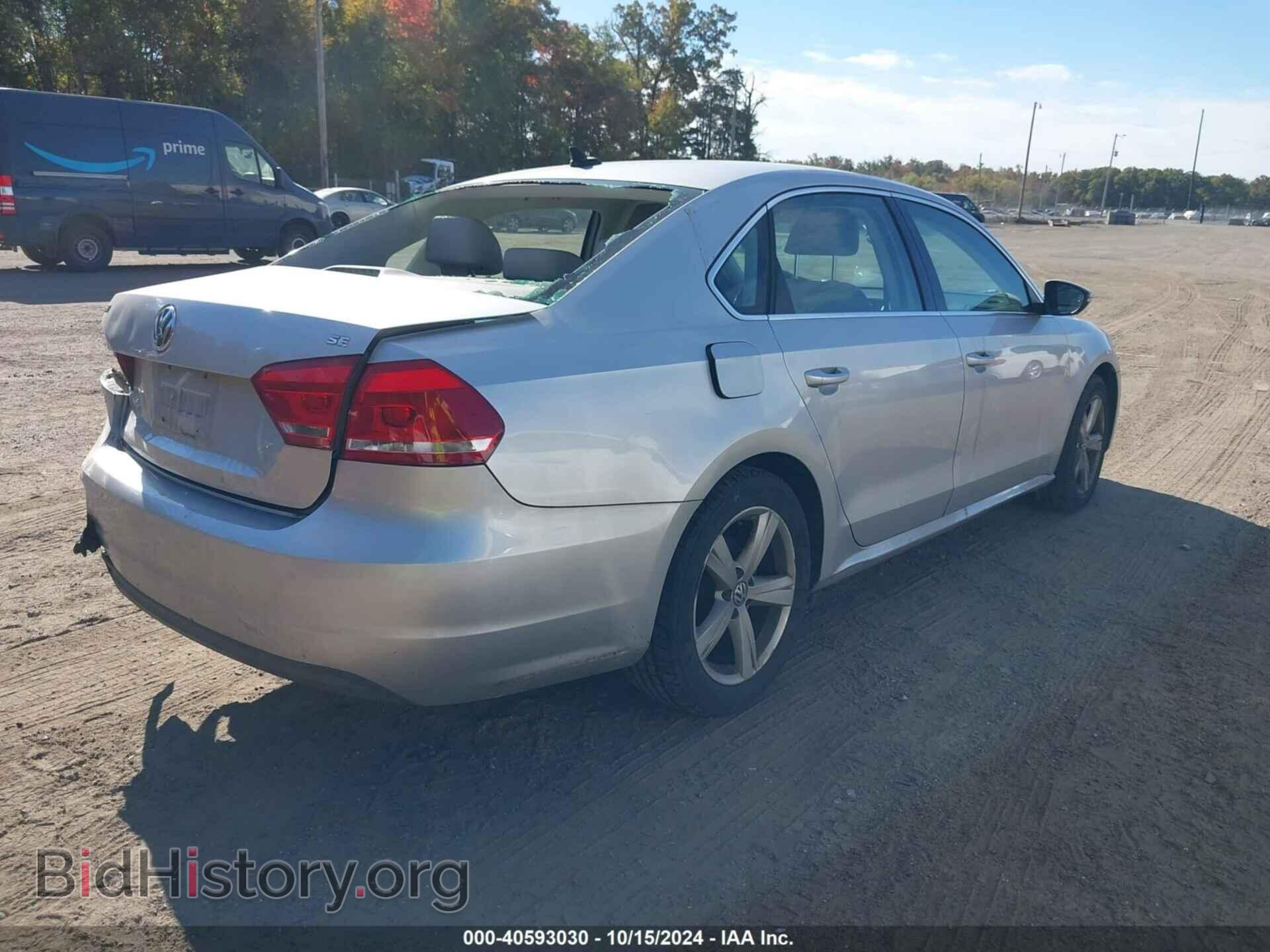 2012 VOLKSWAGEN PASSAT - VIN: 1VWBP7A32CC015346 - Фото 4