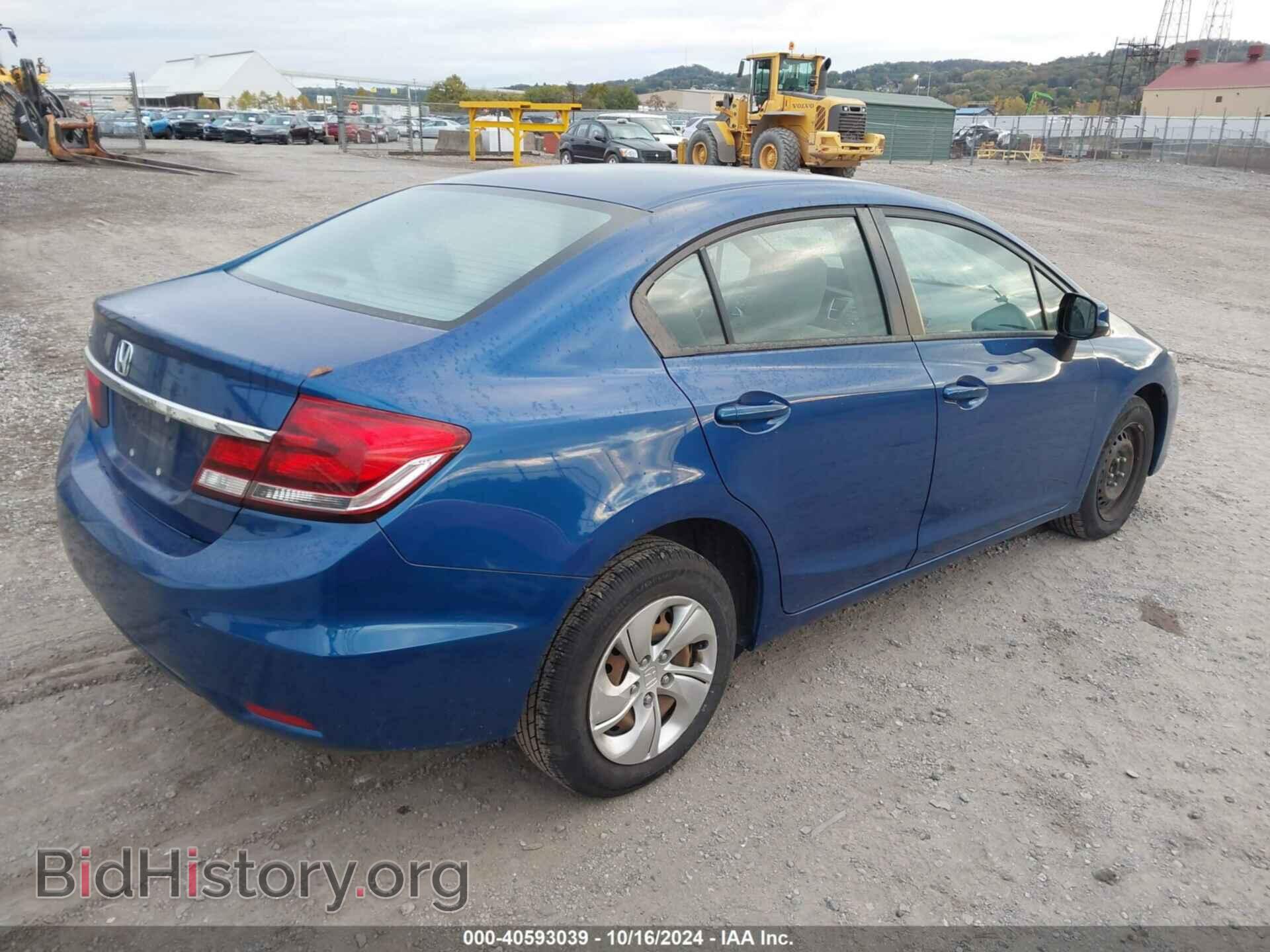 2013 HONDA CIVIC - VIN: 19XFB2F59DE289833 - Фото 4