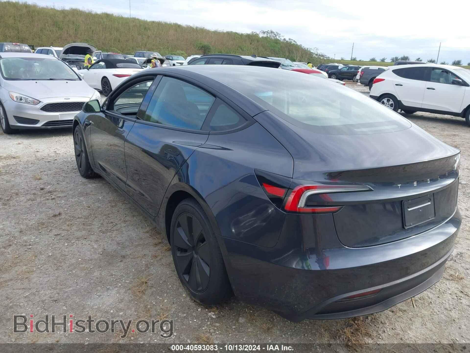 2024 TESLA MODEL 3 - VIN: 5YJ3E1EA9RF756446 - Фото 3