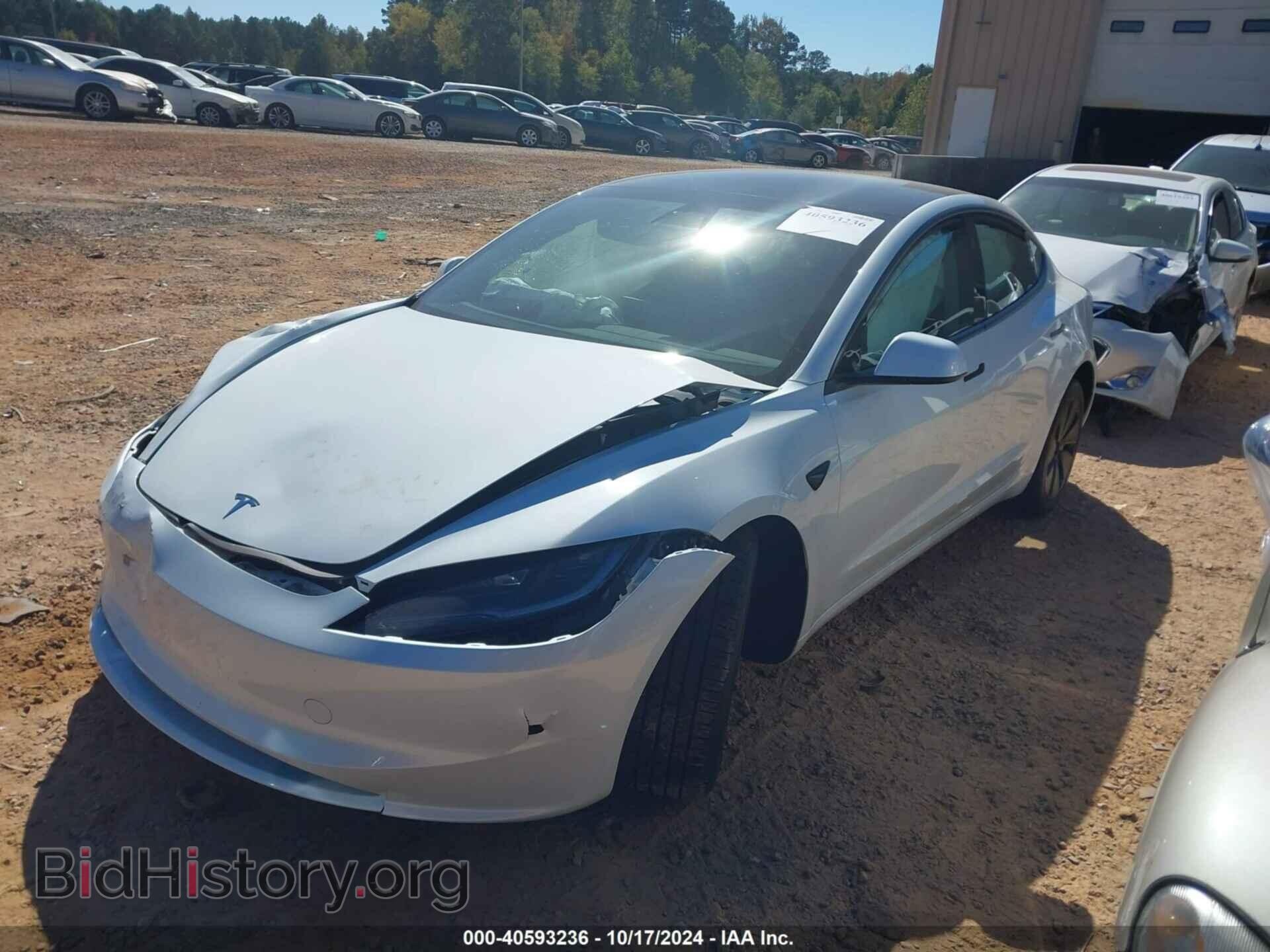 2024 TESLA MODEL 3 - VIN: 5YJ3E1EA2RF767241 - Фото 2