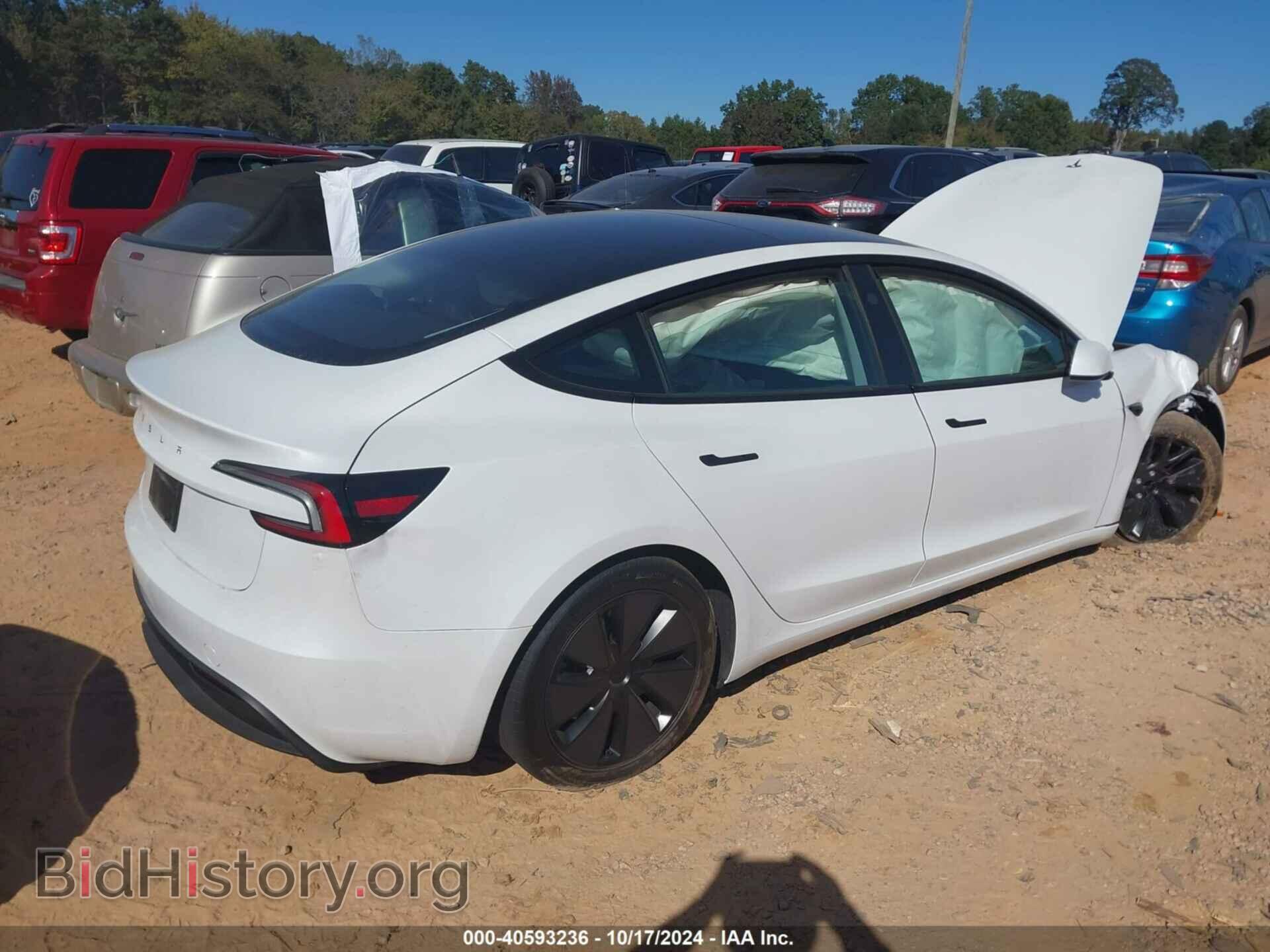 2024 TESLA MODEL 3 - VIN: 5YJ3E1EA2RF767241 - Фото 4