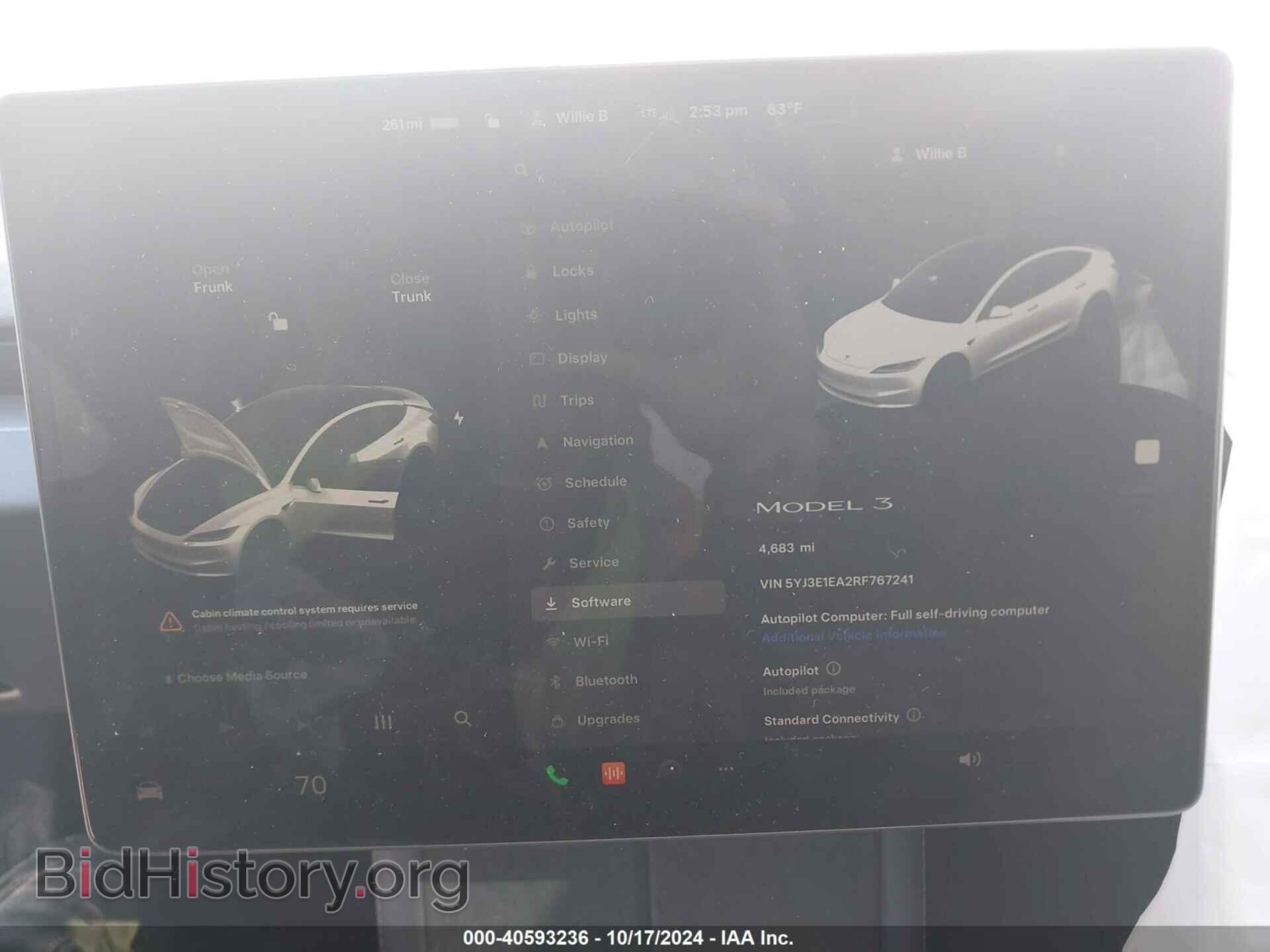 2024 TESLA MODEL 3 - VIN: 5YJ3E1EA2RF767241 - Фото 7