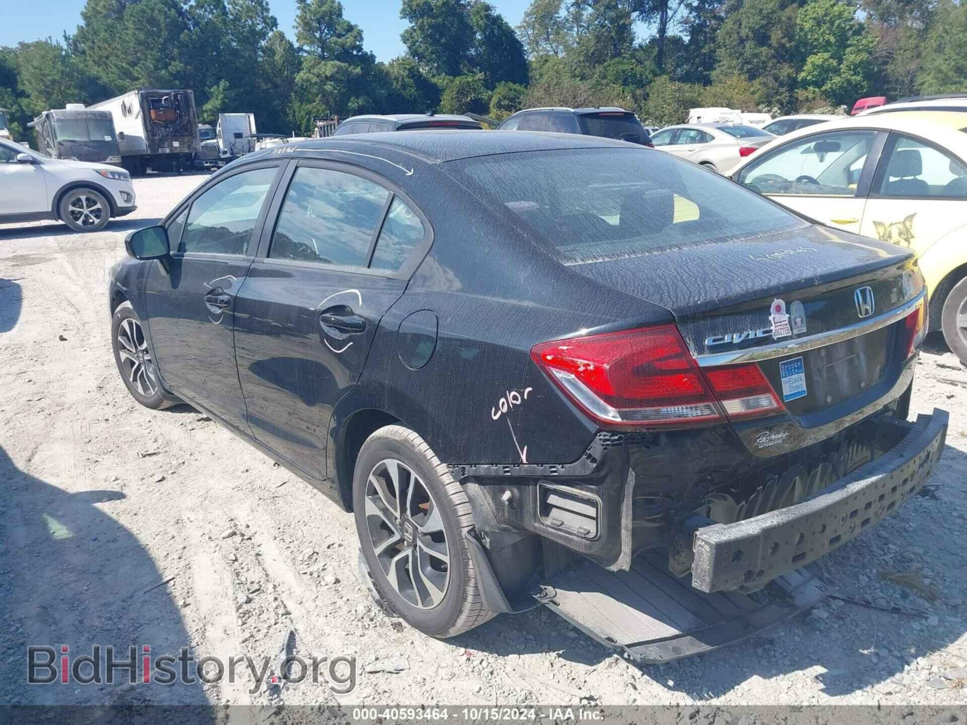 2015 HONDA CIVIC - VIN: 19XFB2F82FE022725 - Фото 3