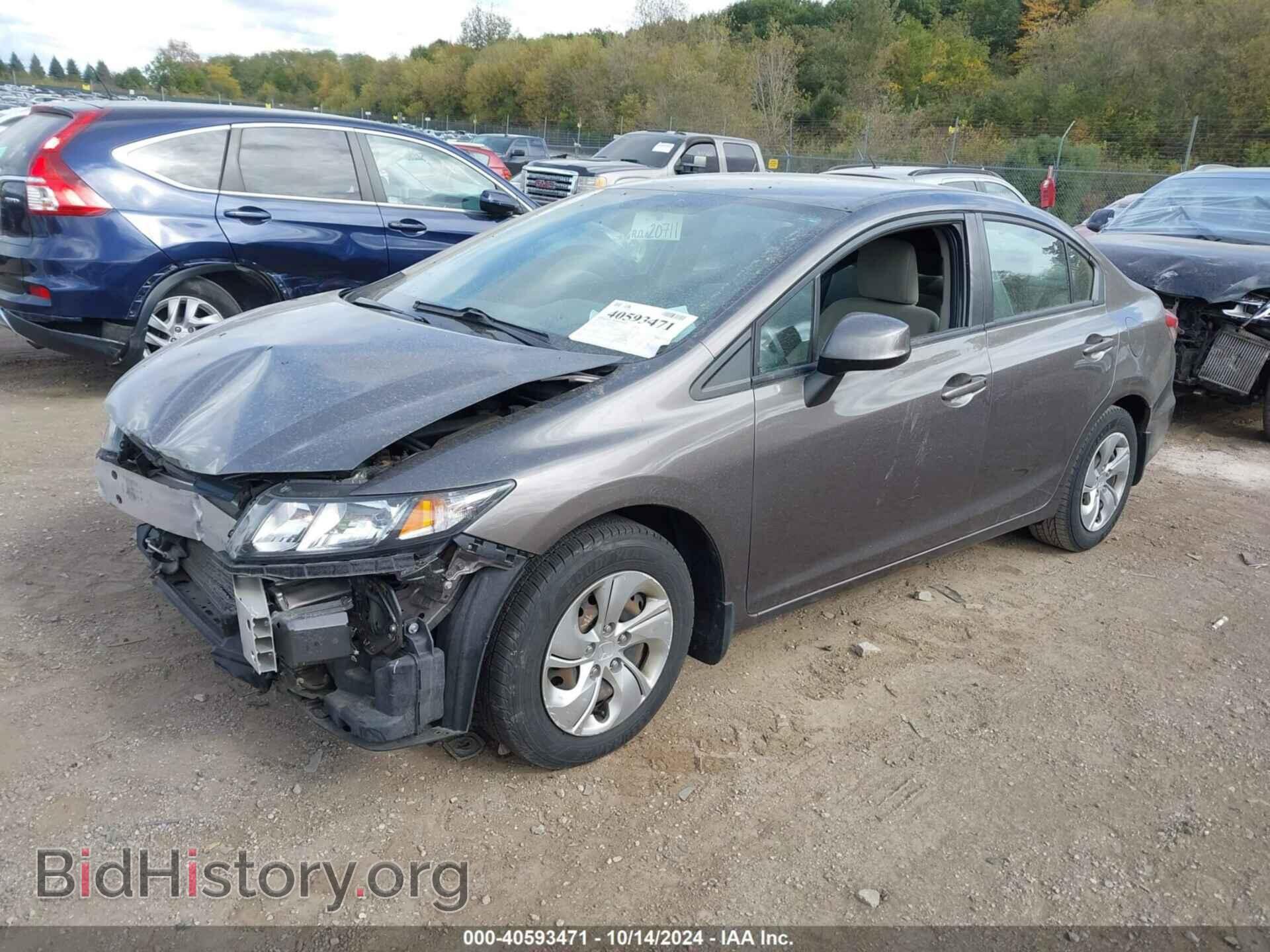 2013 HONDA CIVIC - VIN: 19XFB2E55DE049146 - Фото 2
