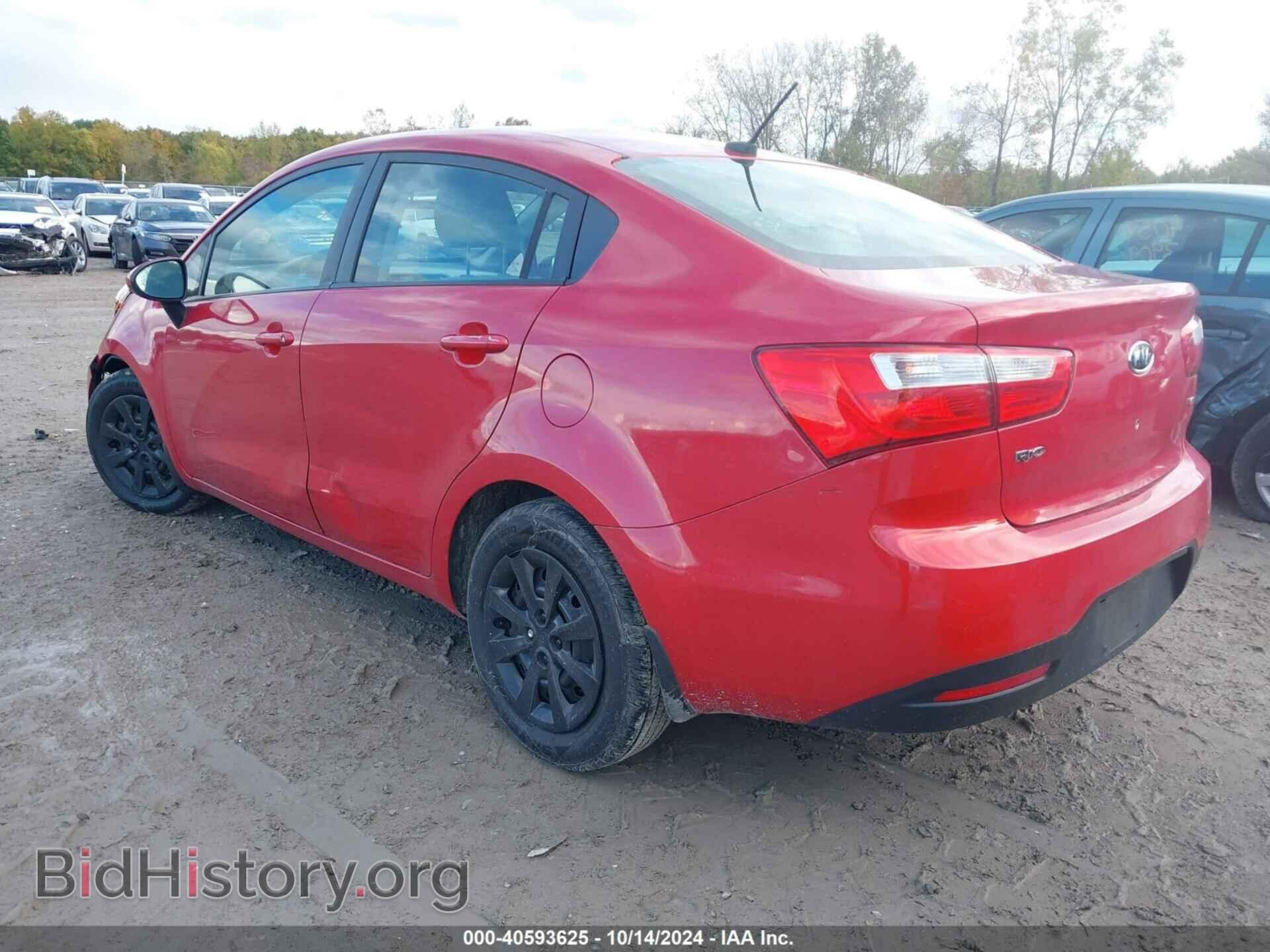 2012 KIA RIO - VIN: KNADM4A33C6077367 - Фото 3