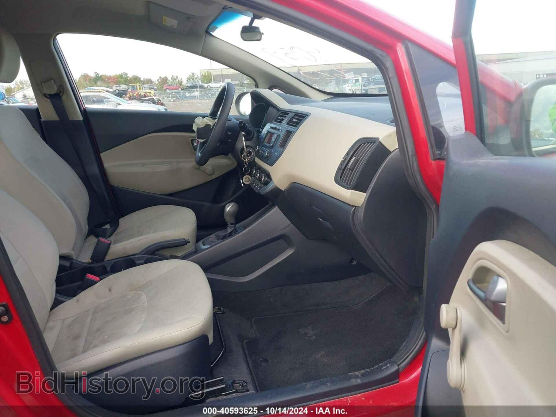 2012 KIA RIO - VIN: KNADM4A33C6077367 - Фото 5