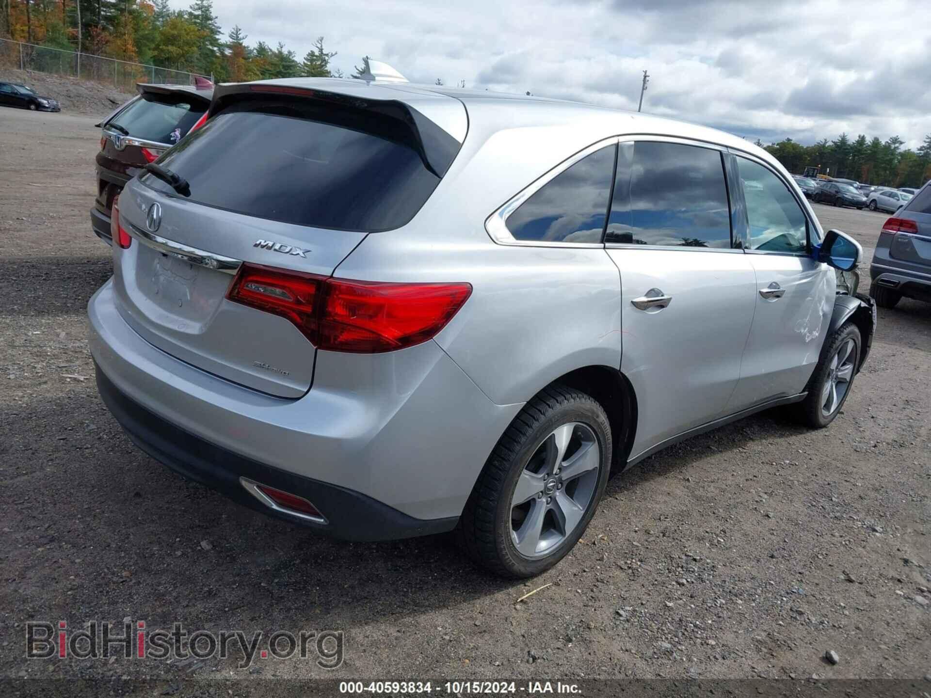 2014 ACURA MDX - VIN: 5FRYD4H26EB016389 - Фото 4