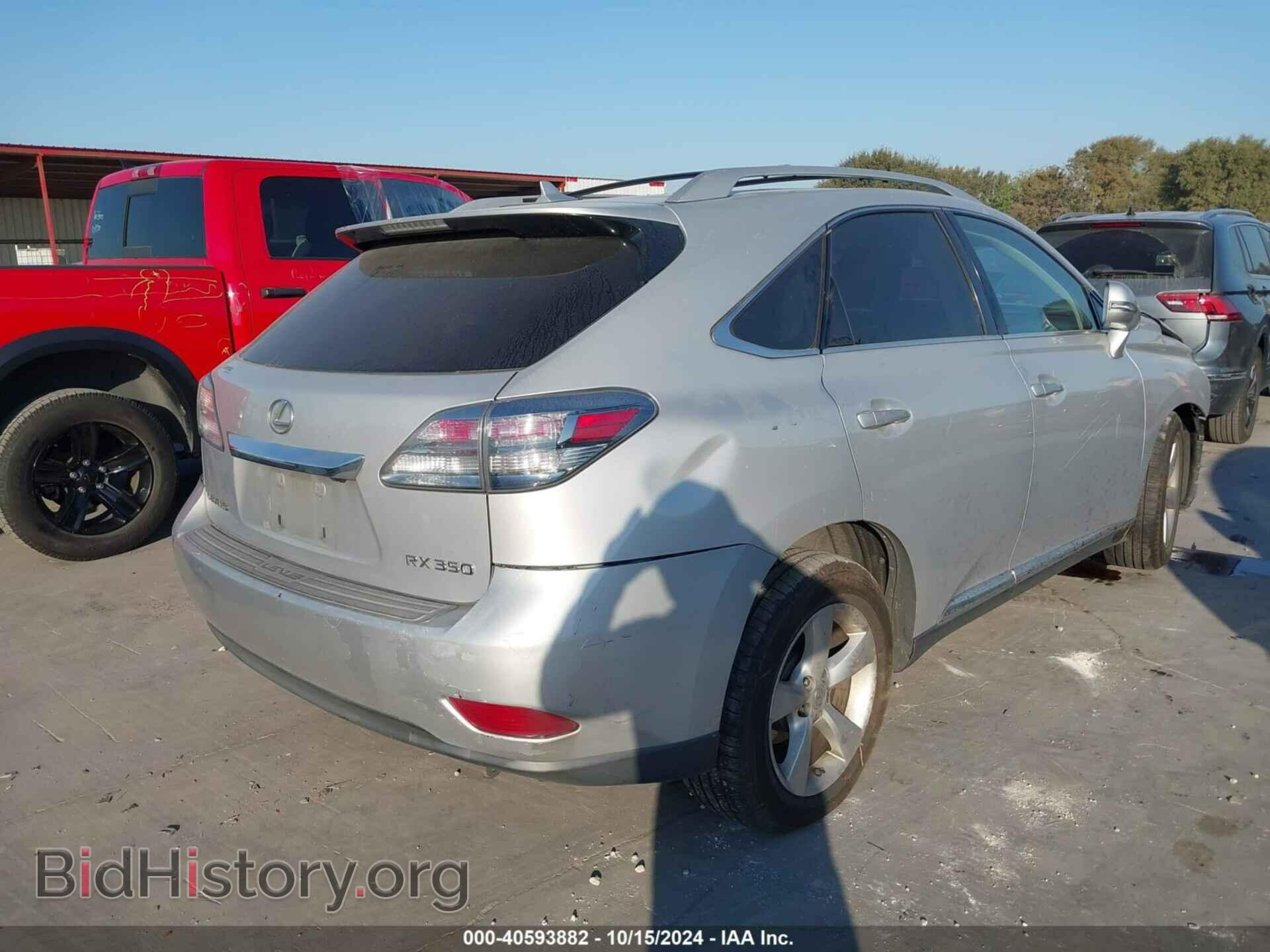 2010 LEXUS RX 350 - VIN: 2T2BK1BA5AC076511 - Фото 4