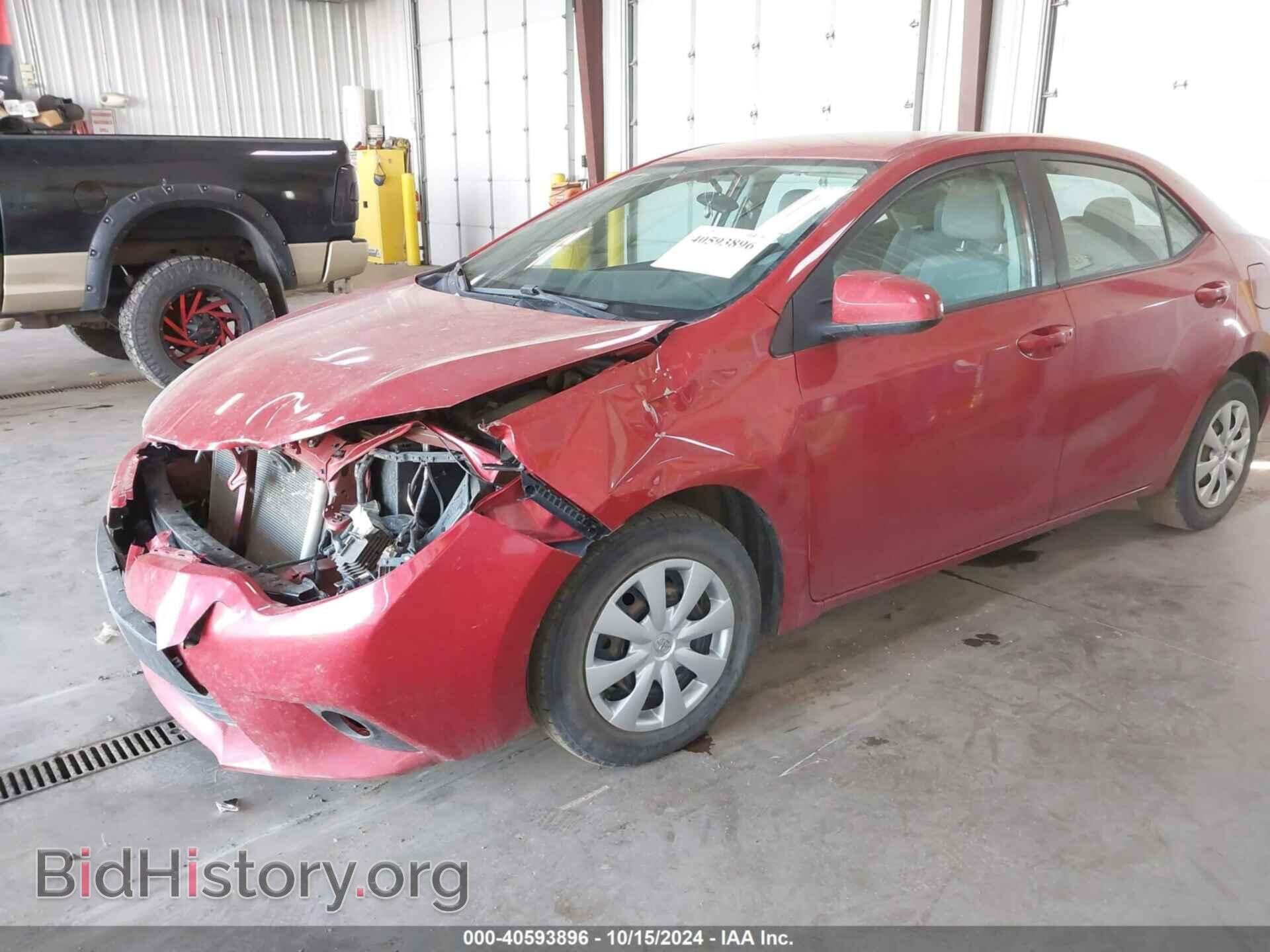 2014 TOYOTA COROLLA - VIN: 5YFBURHEXEP150275 - Фото 2