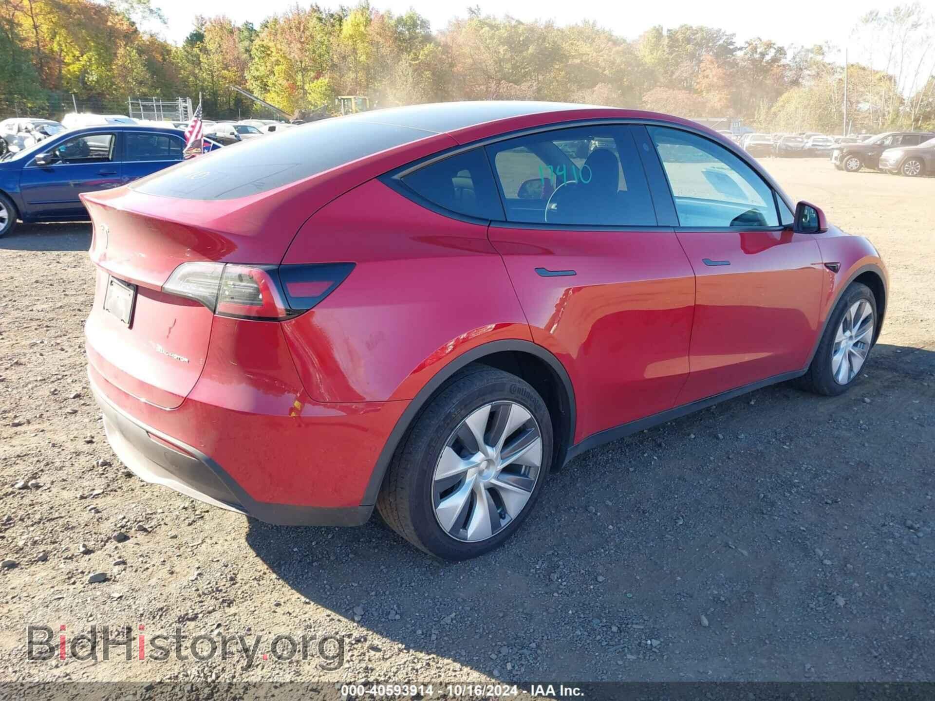 2022 TESLA MODEL Y - VIN: 7SAYGDEE1NA020048 - Фото 4