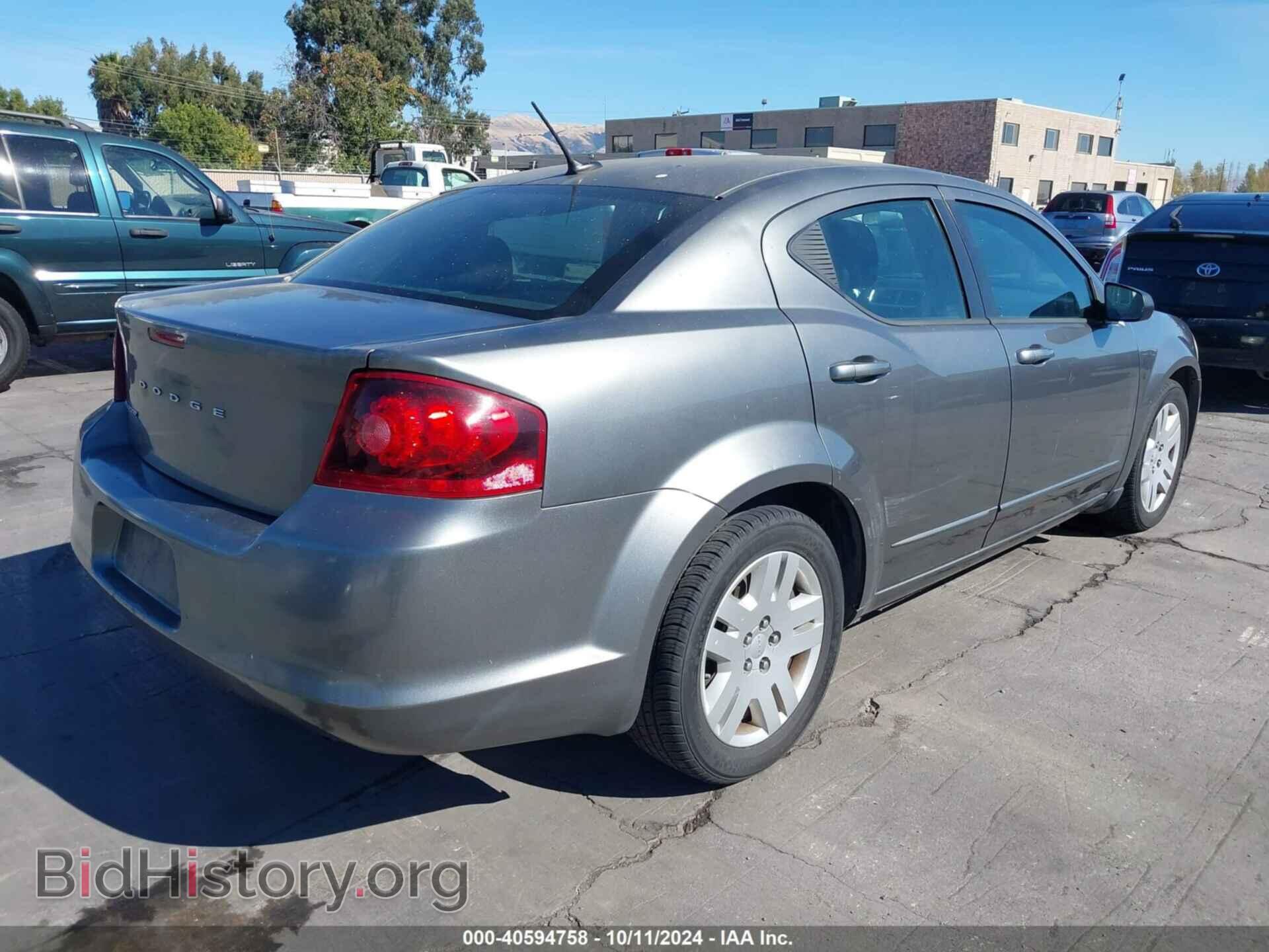 2012 DODGE AVENGER - VIN: 1C3CDZAB8CN259210 - Фото 4