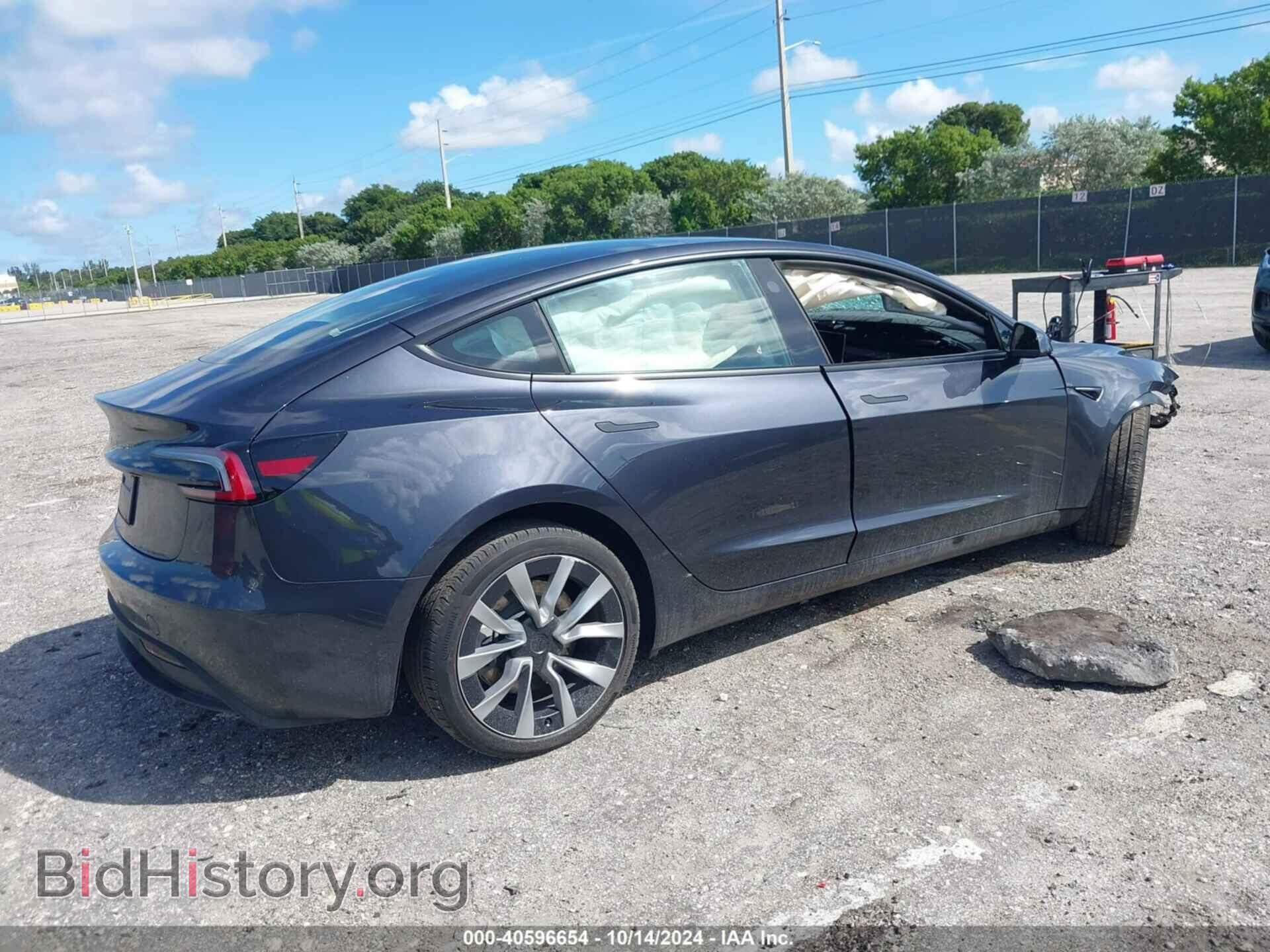2024 TESLA MODEL 3 - VIN: 5YJ3E1EA2RF751069 - Photo 4