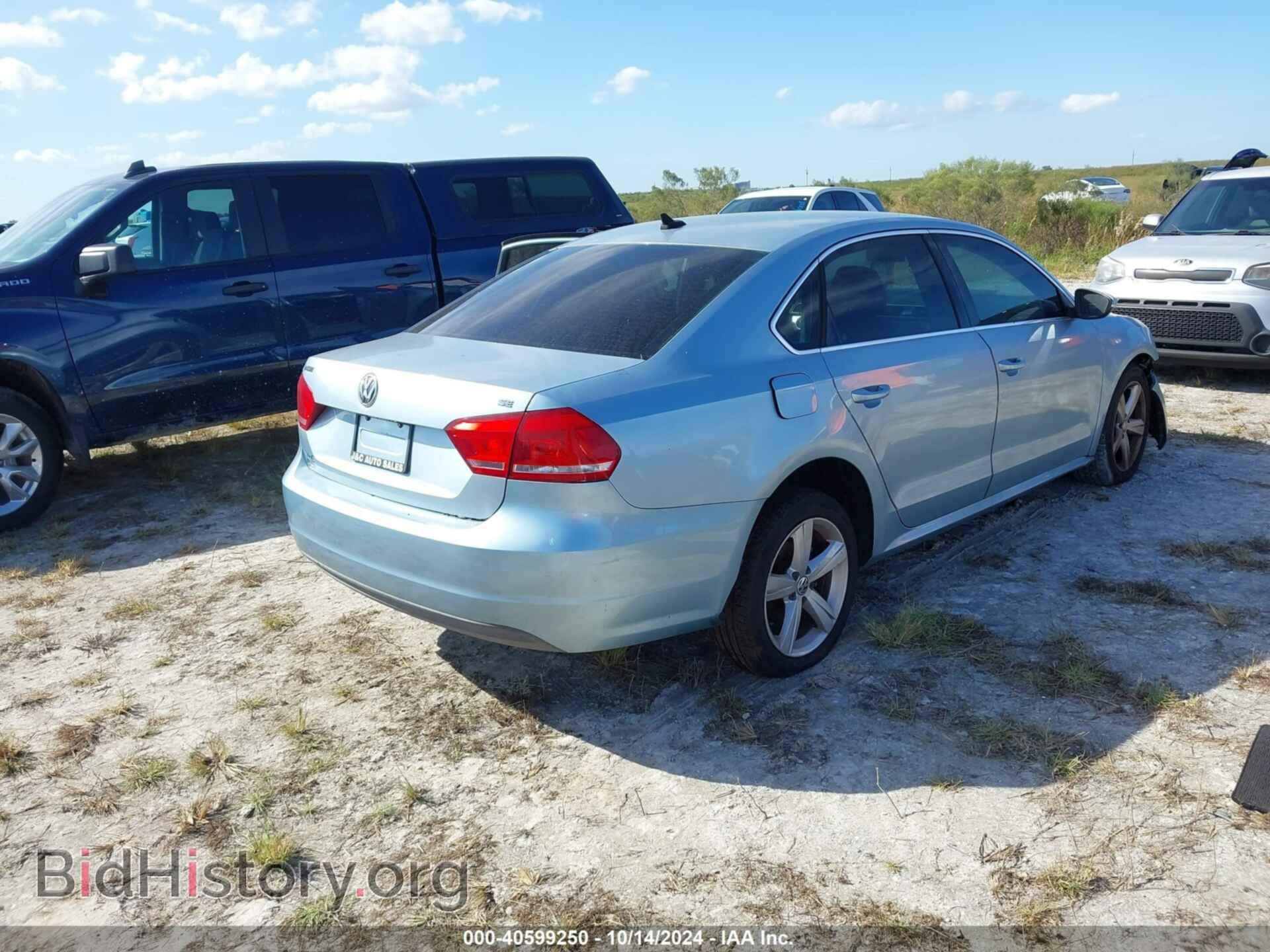 2012 VOLKSWAGEN PASSAT - VIN: 1VWBH7A34CC036986 - Фото 4