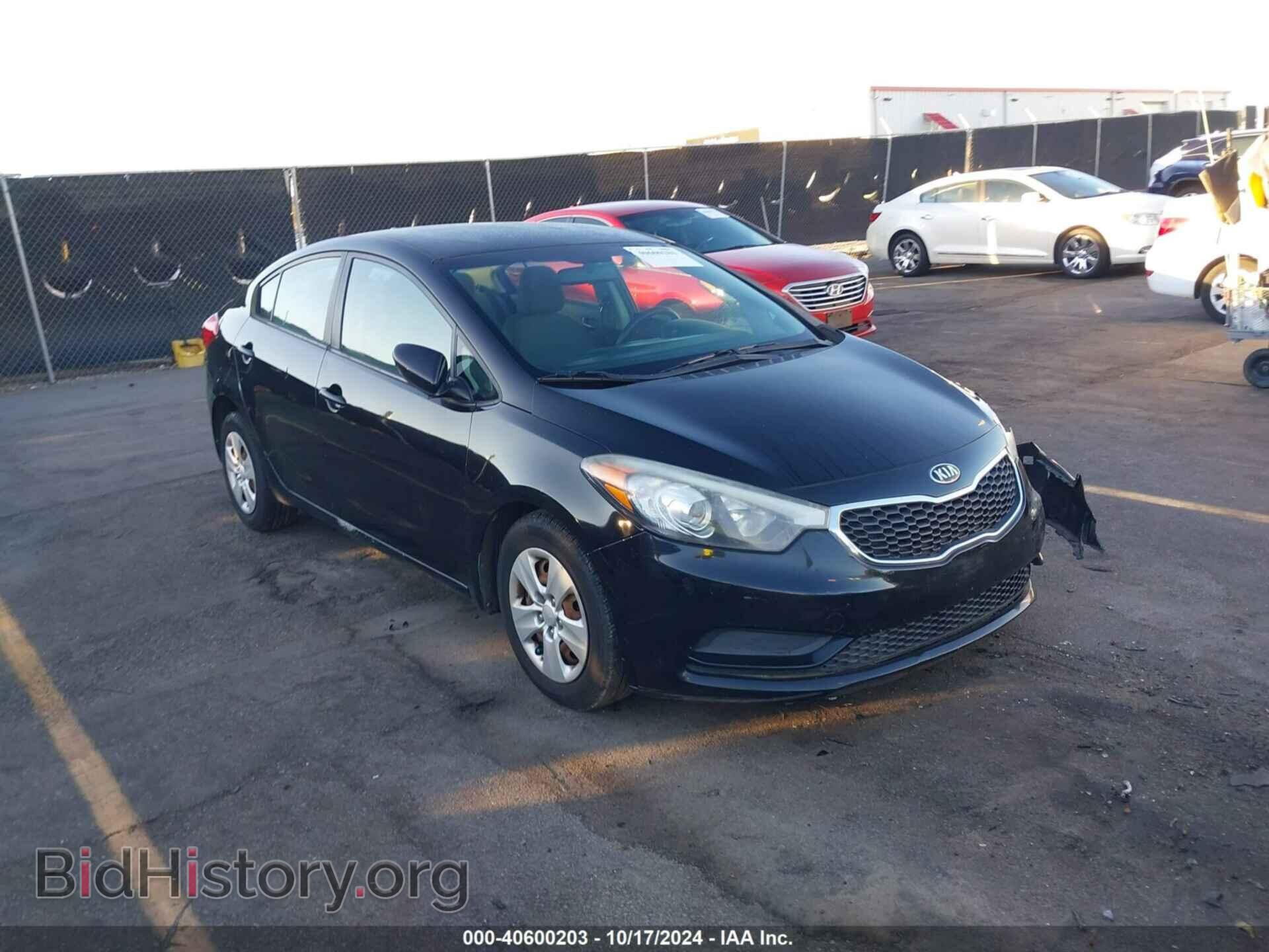 Photo KNAFK4A64E5147427 - KIA FORTE 2014