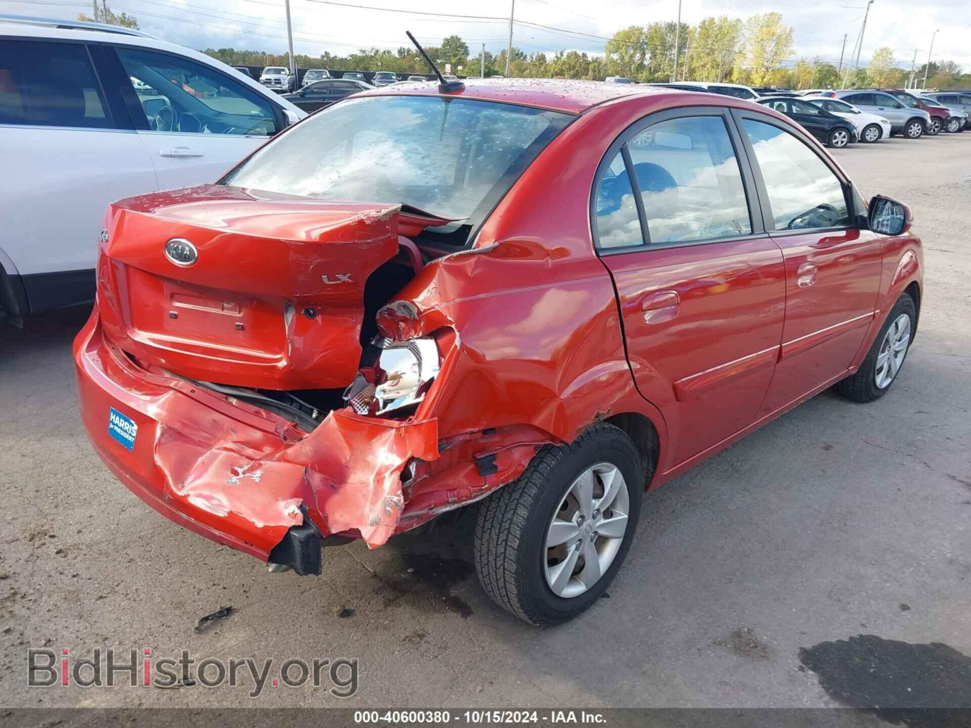 2010 KIA RIO - VIN: KNADH4A34A6603457 - Фото 4