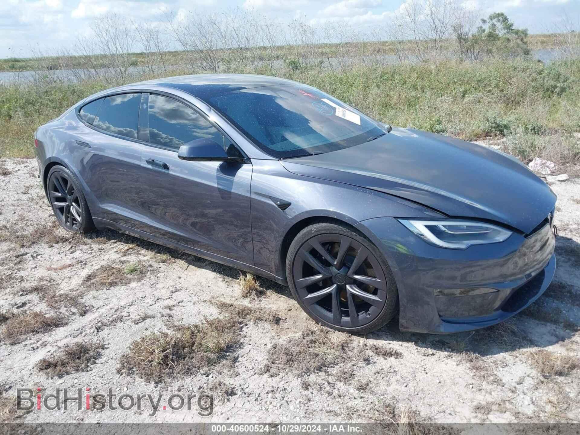 Photo 5YJSA1E61NF459233 - TESLA MODEL S 2022