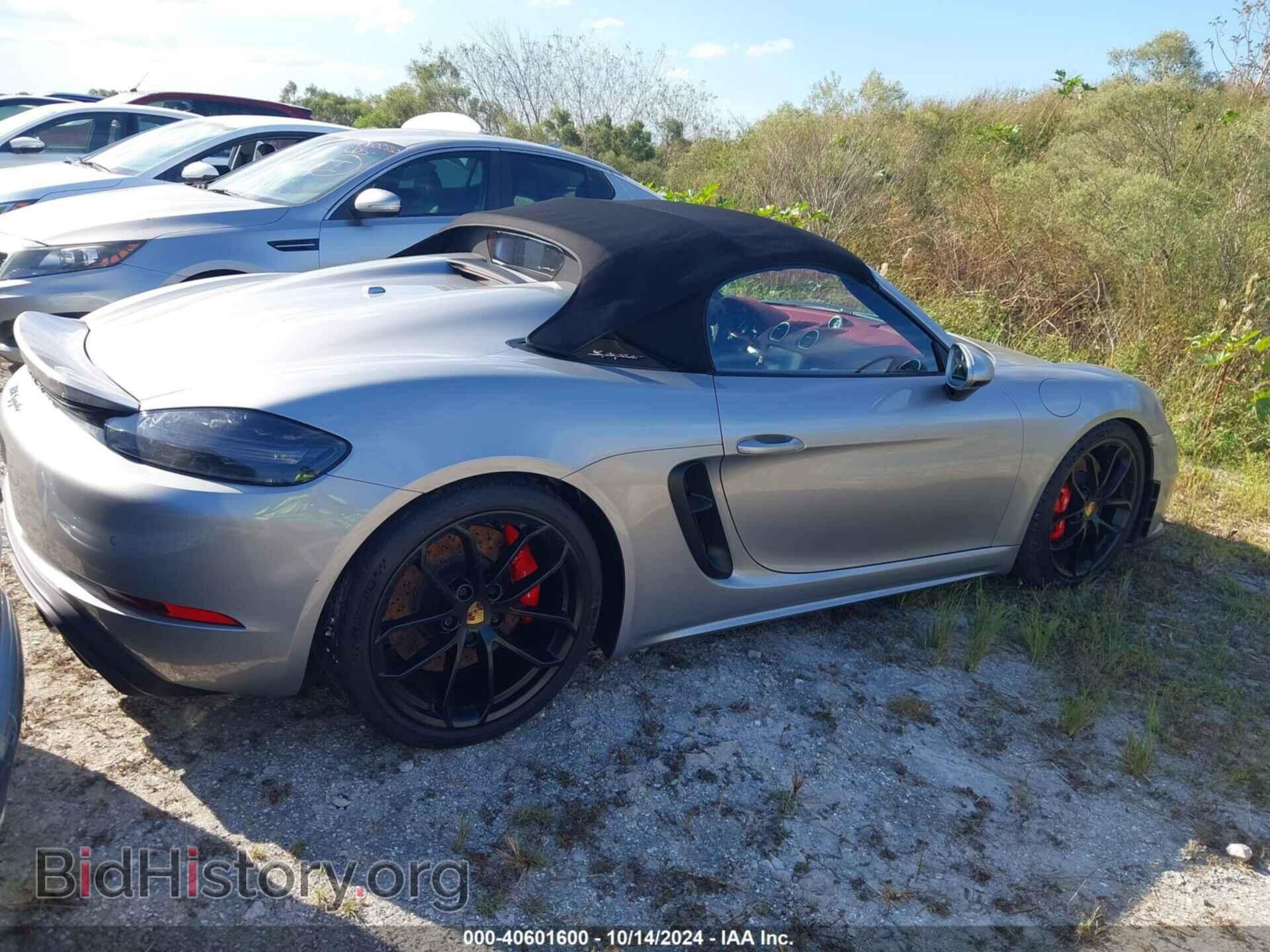 2021 PORSCHE 718 SPYDER - VIN: WP0CC2A86MS240197 - Фото 4