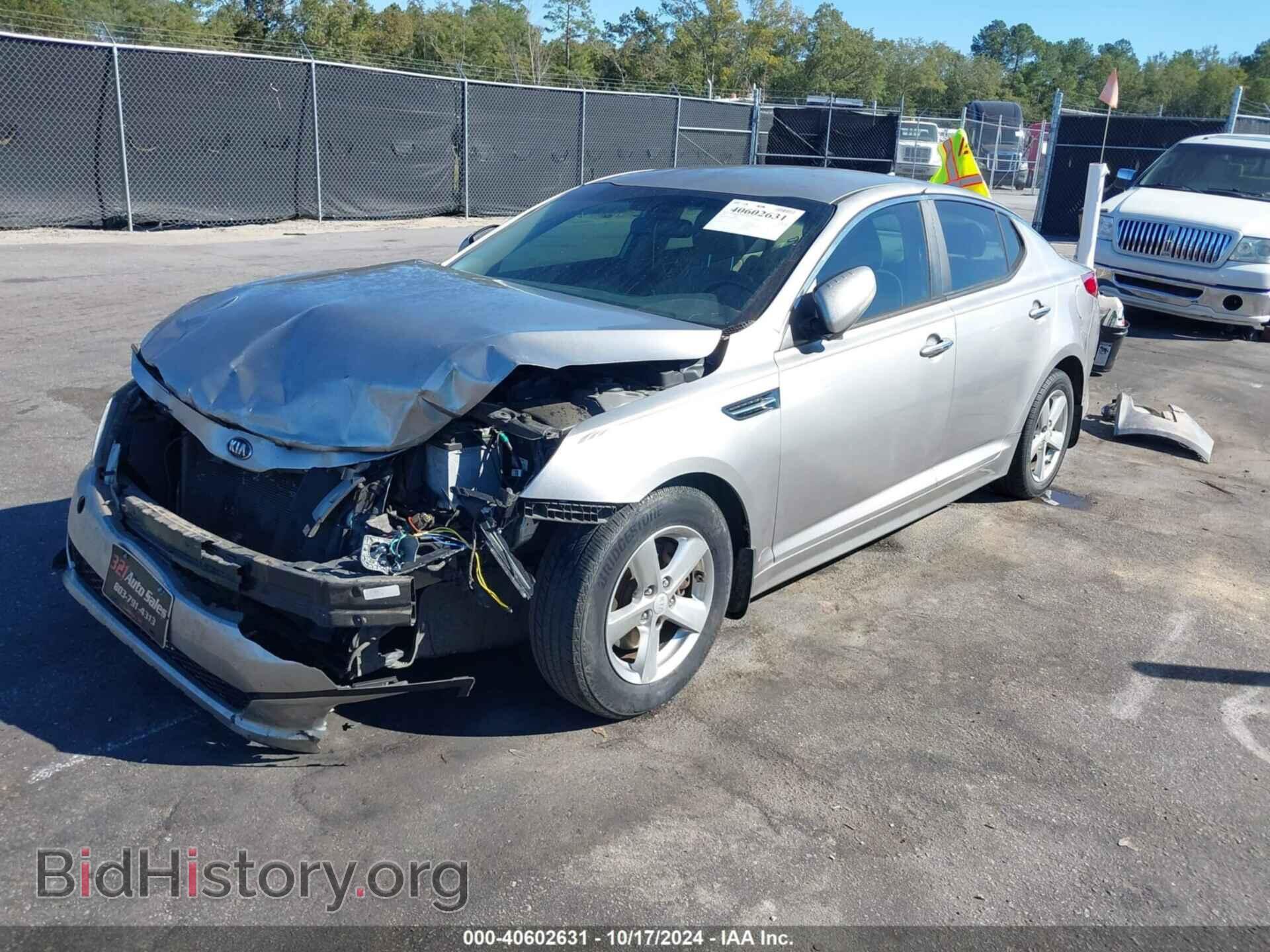 2015 KIA OPTIMA - VIN: 5XXGM4A78FG478129 - Фото 2