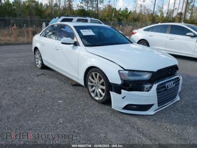 2013 Audi A4 2.0T Premium, white — VIN WAUFFAFLXDN006944, IAAI