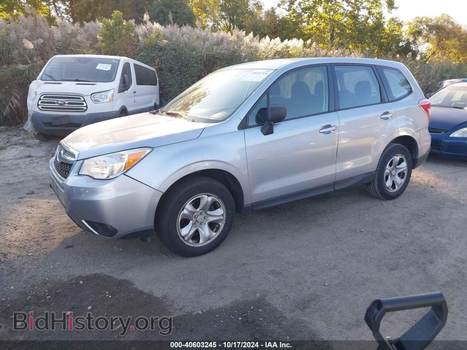 2014 SUBARU FORESTER - VIN: JF2SJAAC7EH445527 - Фото 2