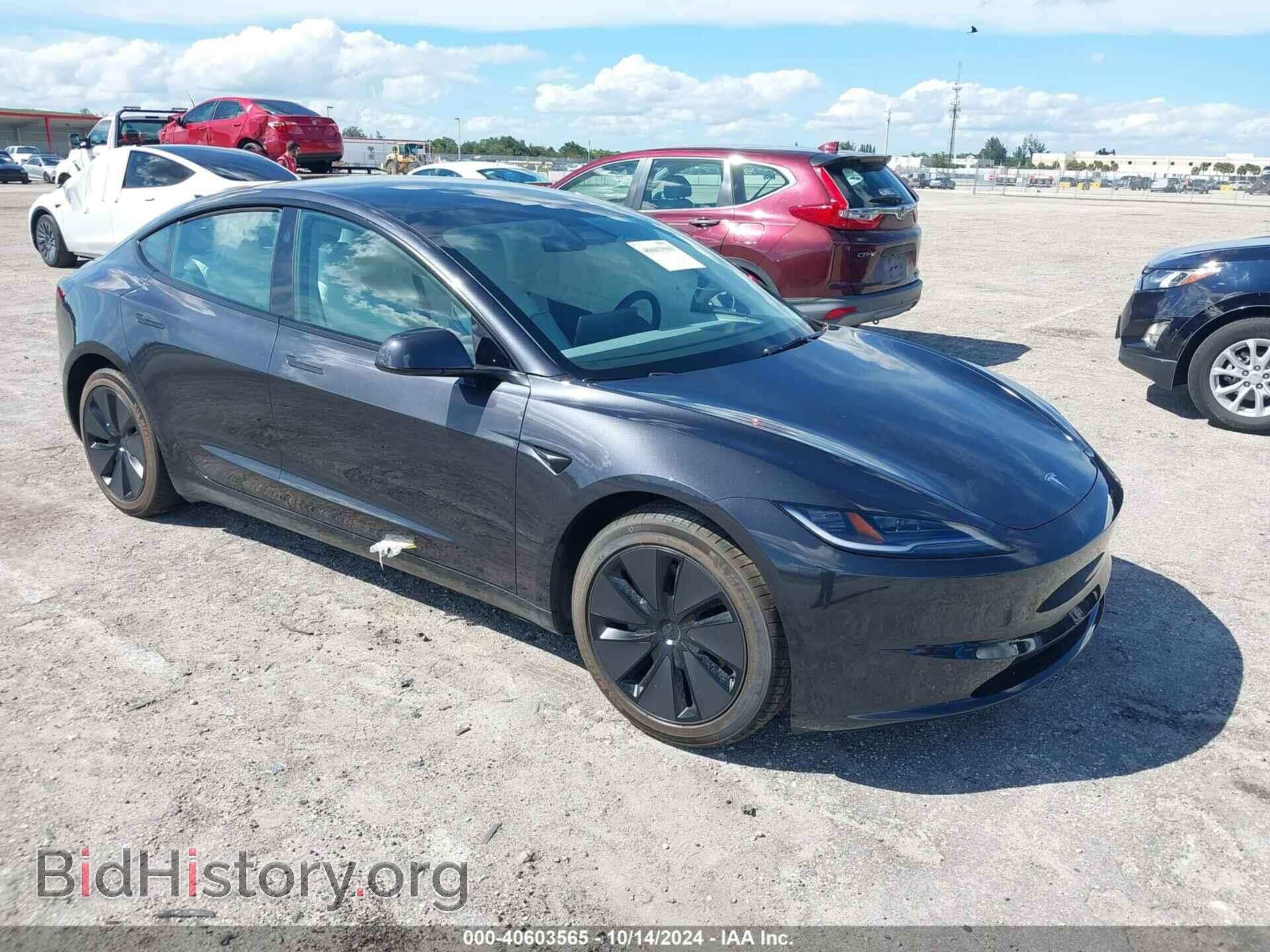 Photo 5YJ3E1EA8RF833176 - TESLA MODEL 3 2024