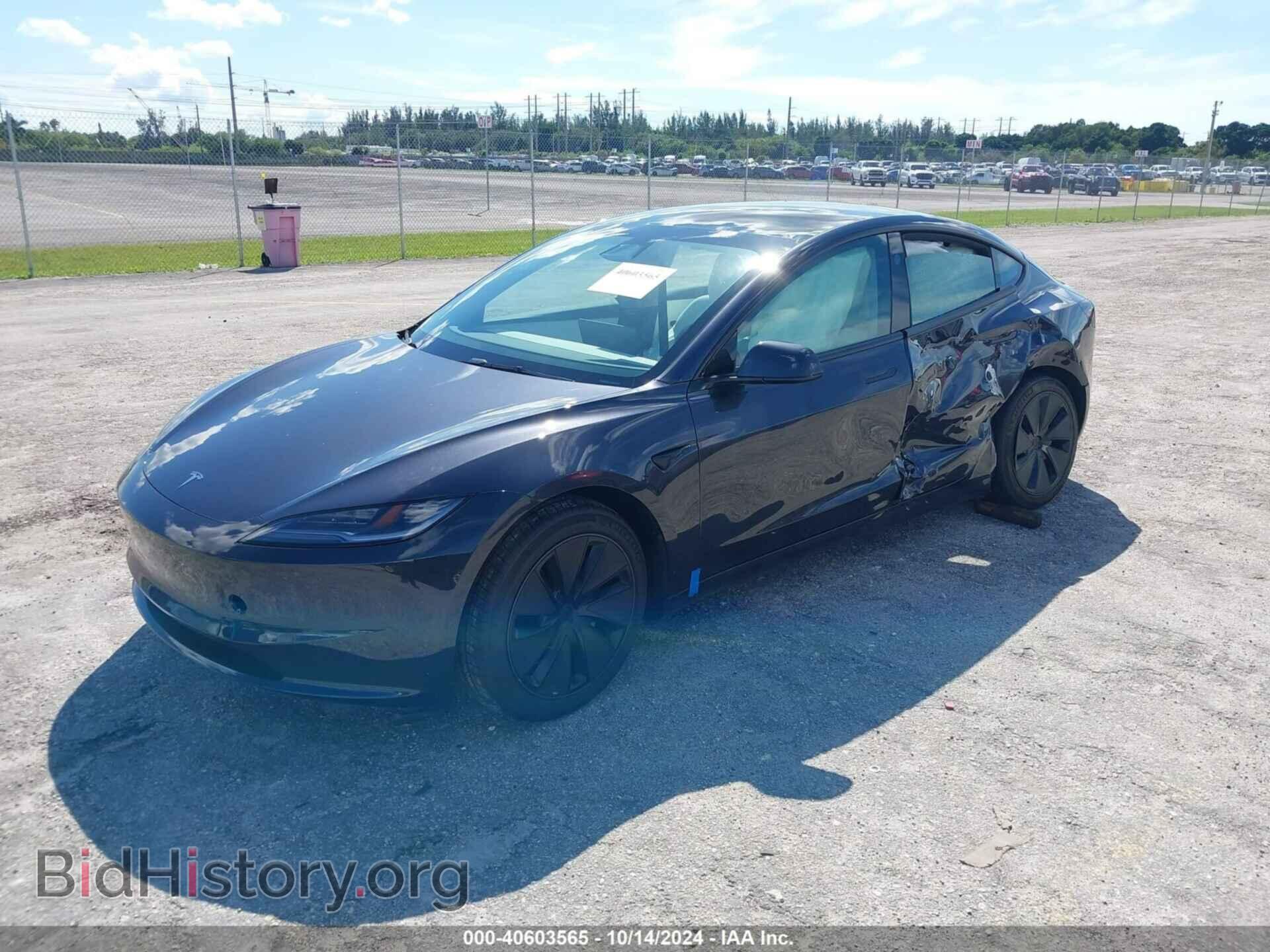 2024 TESLA MODEL 3 - VIN: 5YJ3E1EA8RF833176 - Фото 2