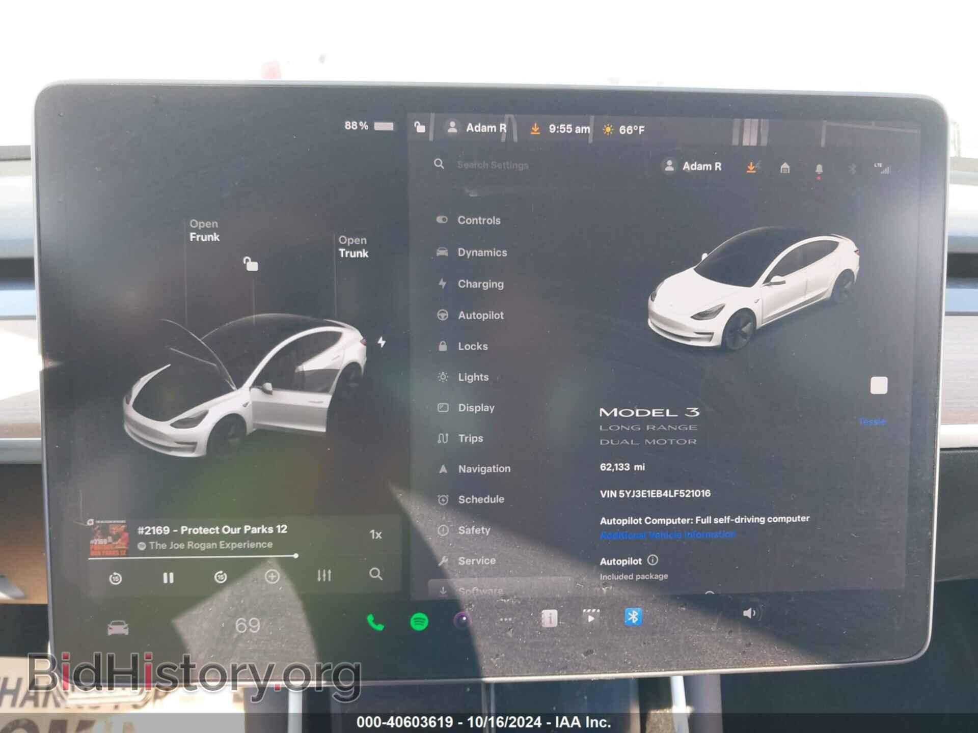 2020 TESLA MODEL 3 - VIN: 5YJ3E1EB4LF521016 - Фото 7