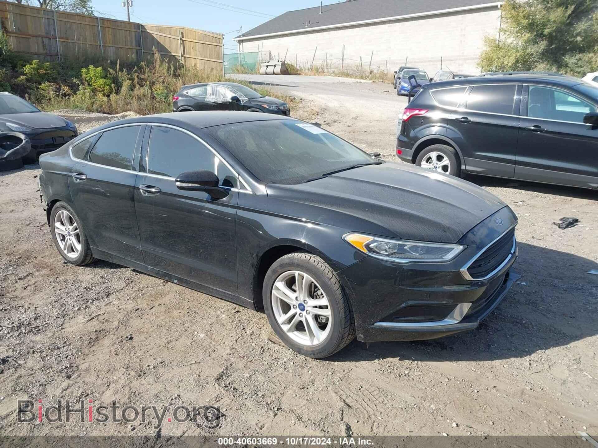 Photo 3FA6P0HD0JR200560 - FORD FUSION 2018