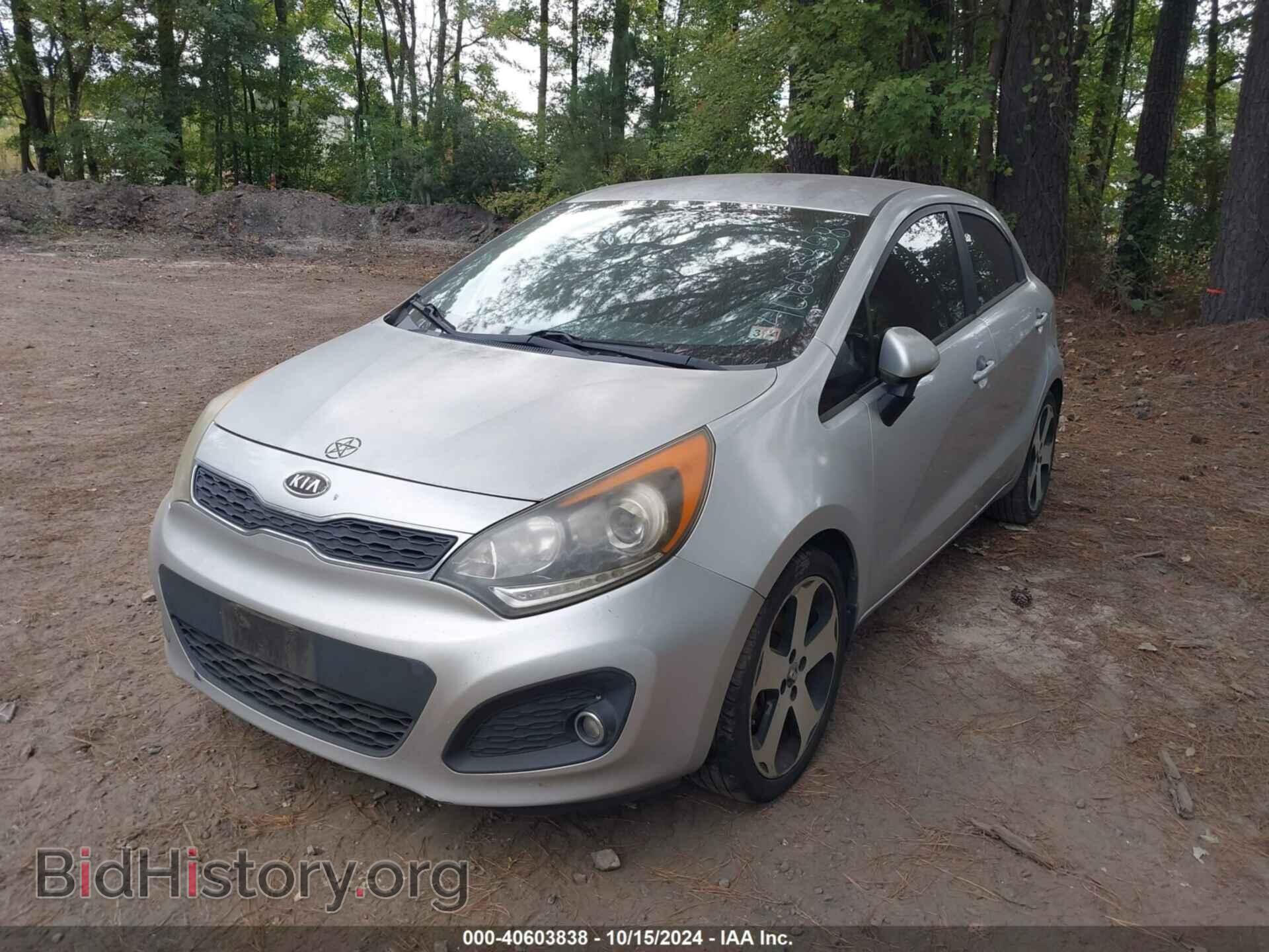 2012 KIA RIO5 - VIN: KNADN5A33C6016510 - Фото 2