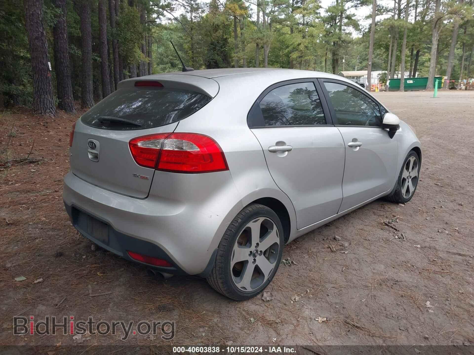 2012 KIA RIO5 - VIN: KNADN5A33C6016510 - Фото 4