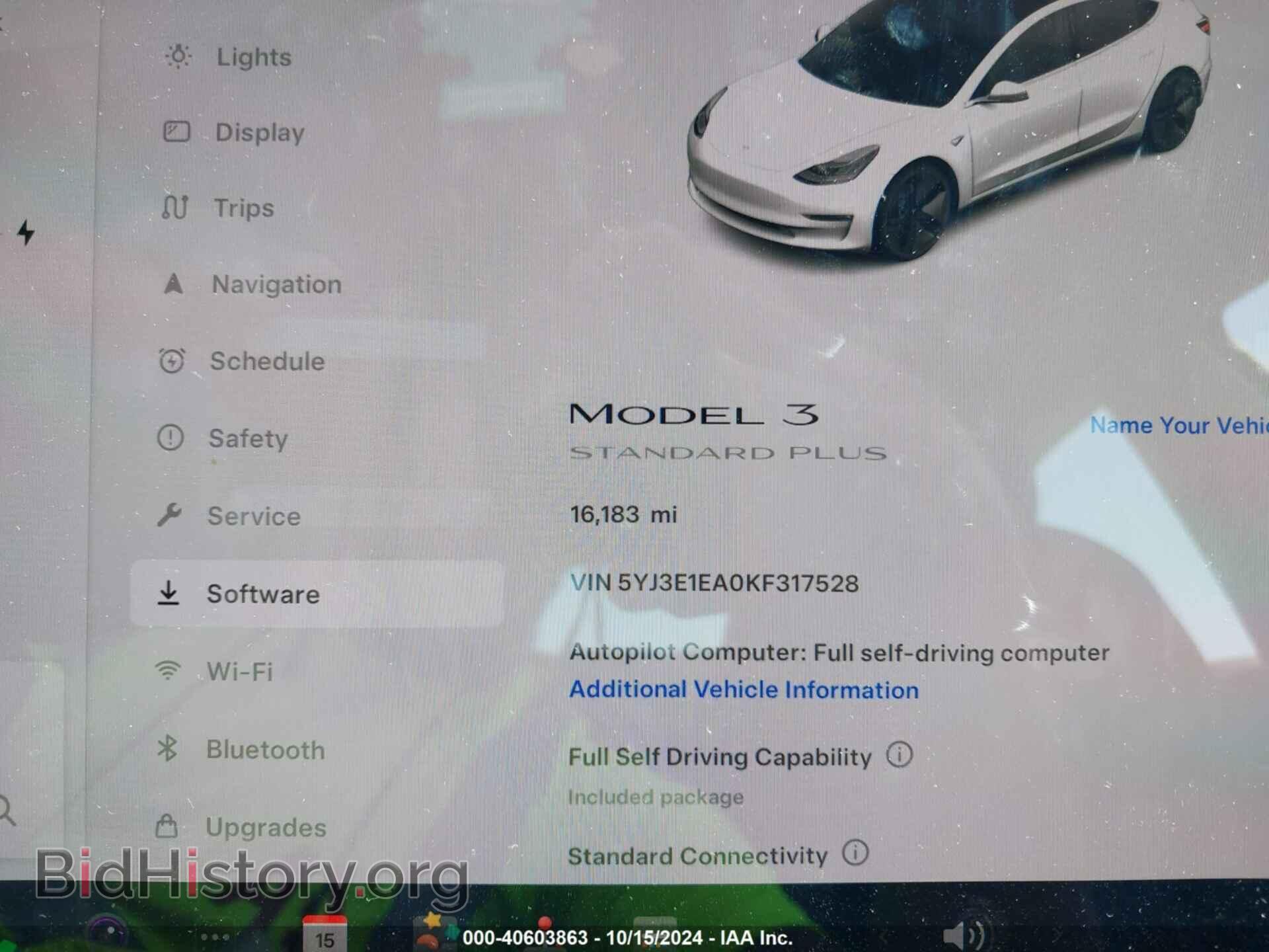 2019 TESLA MODEL 3 - VIN: 5YJ3E1EA0KF317528 - Фото 7
