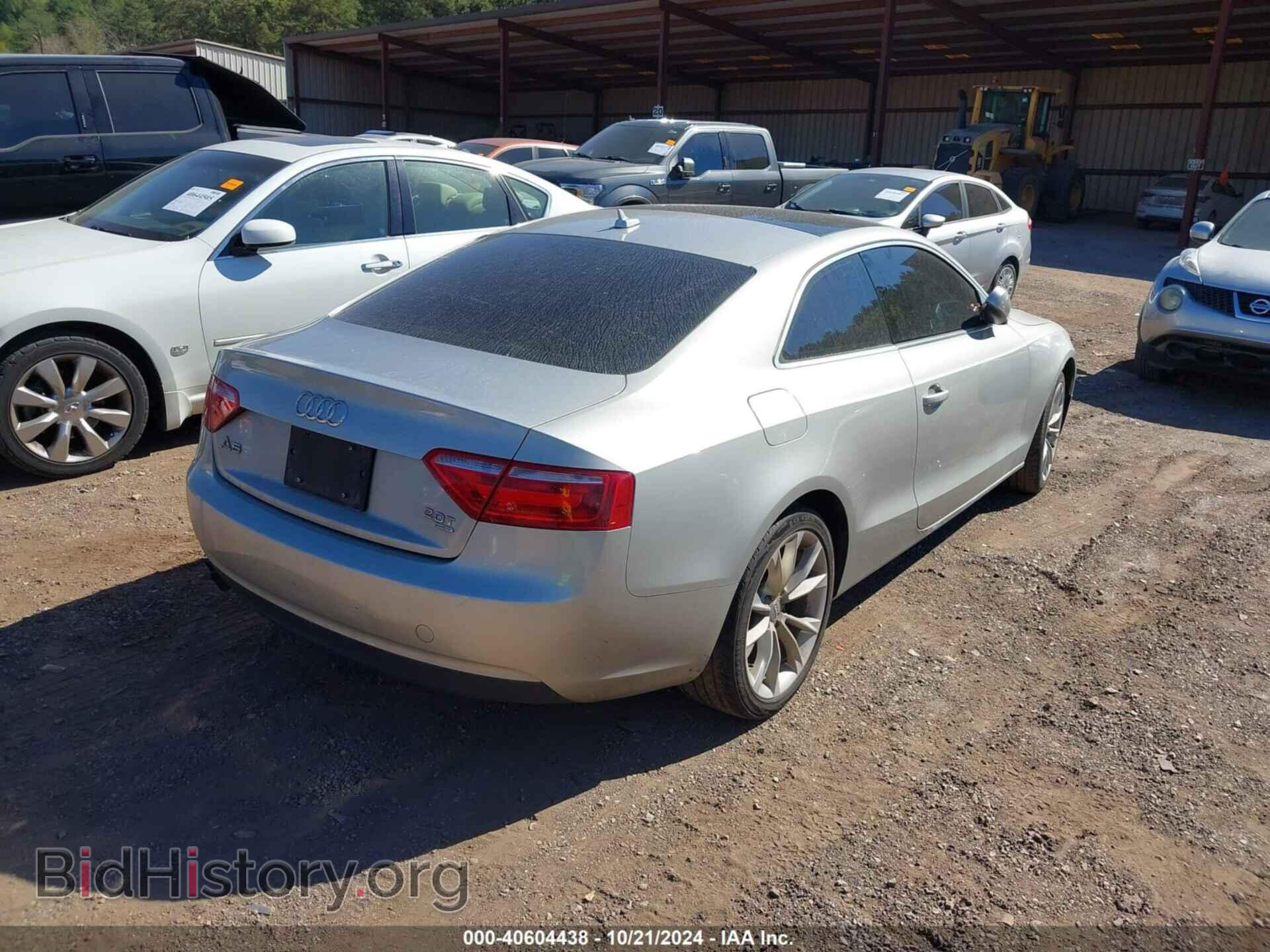 2013 AUDI A5 - VIN: WAUCFAFR4DA040098 - Фото 4