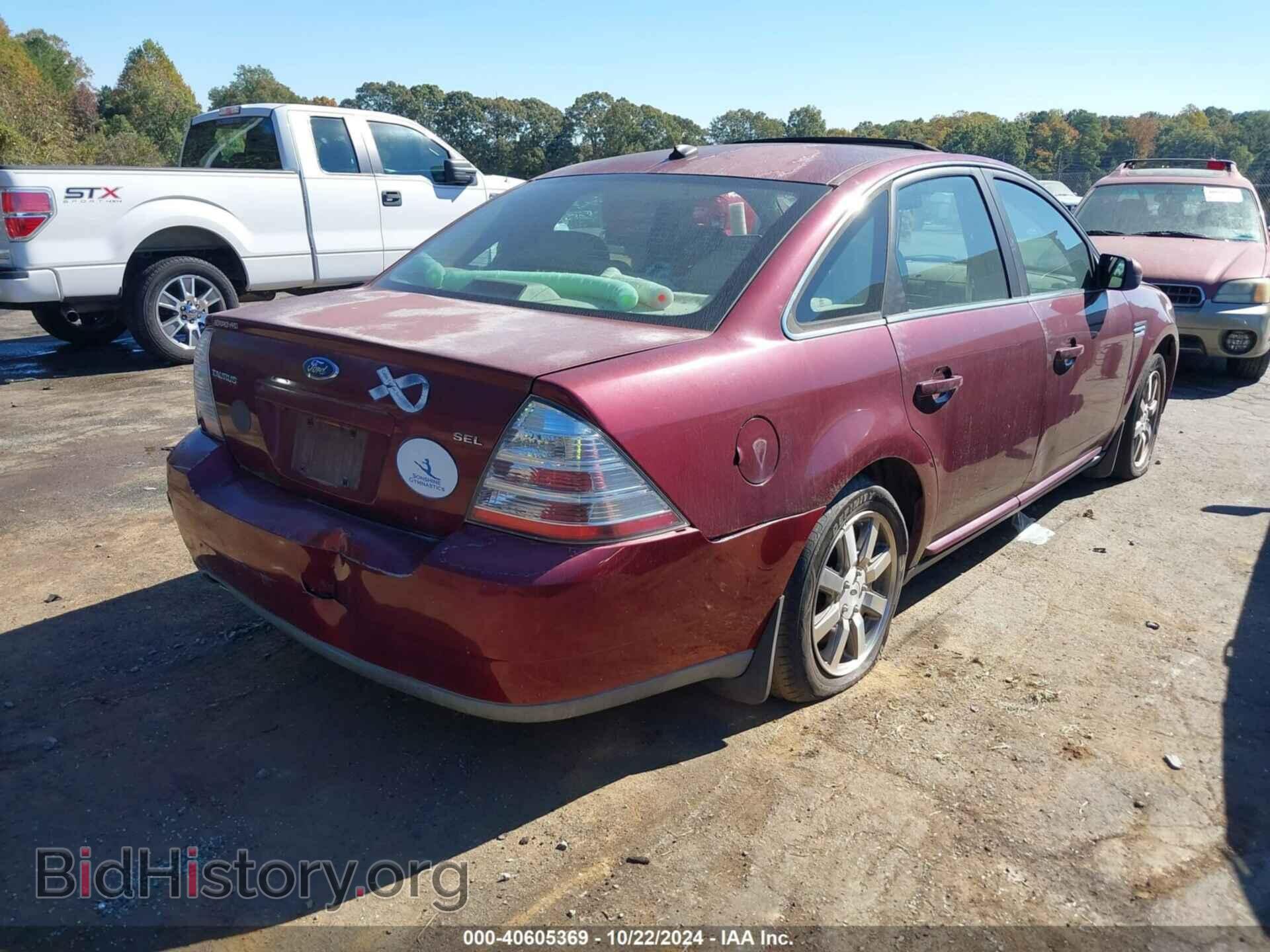 2008 FORD TAURUS - VIN: 1FAHP24W28G163198 - Фото 4