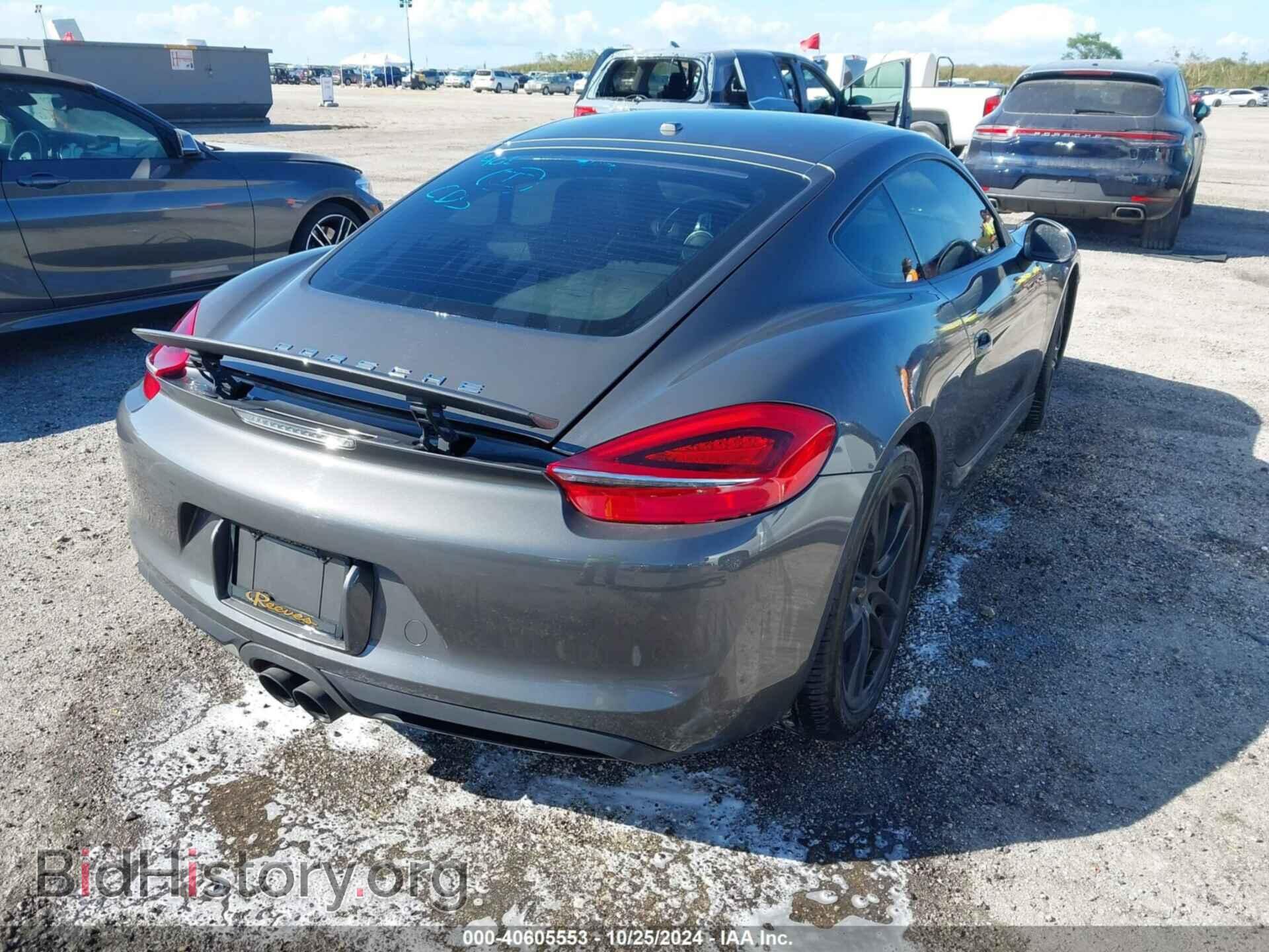 2015 PORSCHE CAYMAN - VIN: WP0AA2A84FK163250 - Фото 4