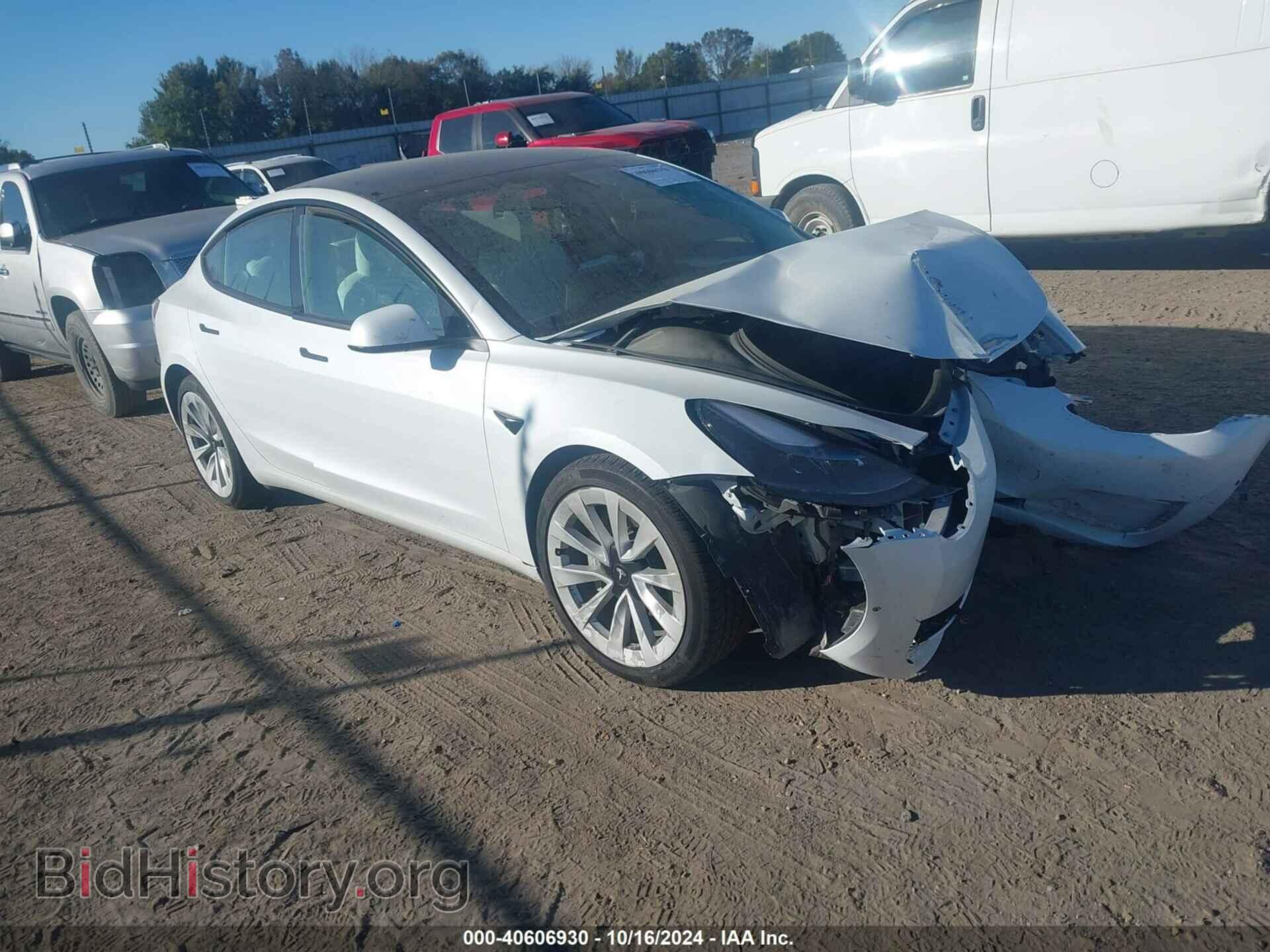 Фотография 5YJ3E1EB3NF358510 - TESLA MODEL 3 2022