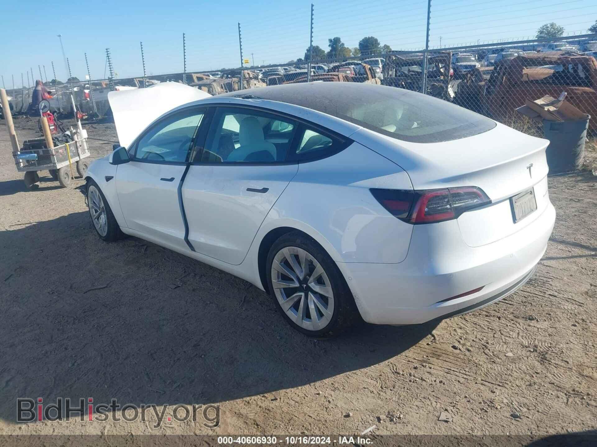 2022 TESLA MODEL 3 - VIN: 5YJ3E1EB3NF358510 - Фото 3