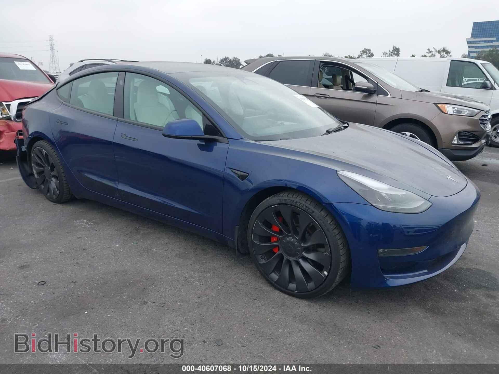 Фотография 5YJ3E1EC0PF461279 - TESLA MODEL 3 2023