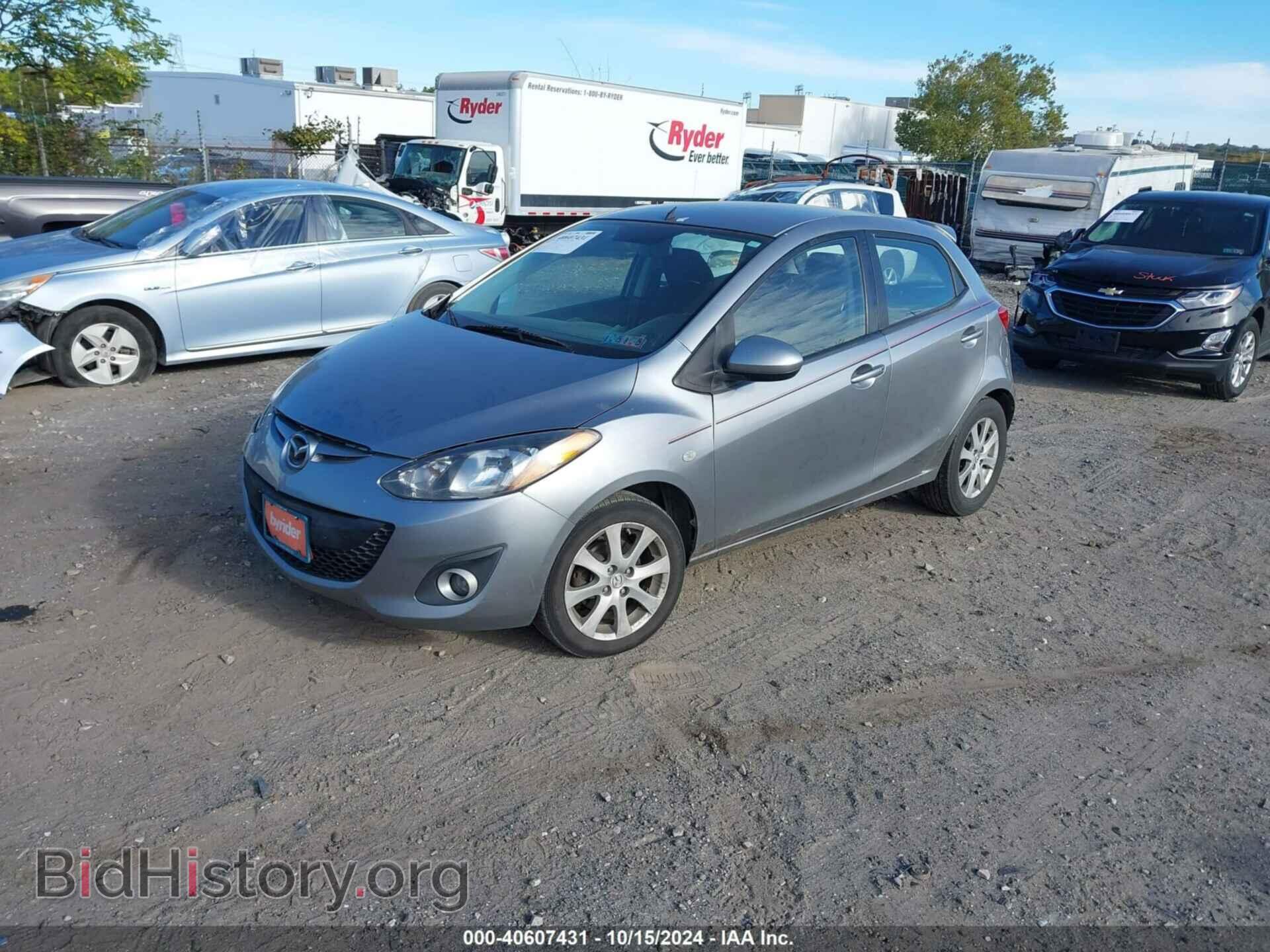 2012 MAZDA MAZDA2 - VIN: JM1DE1LZ7C0132244 - Фото 2