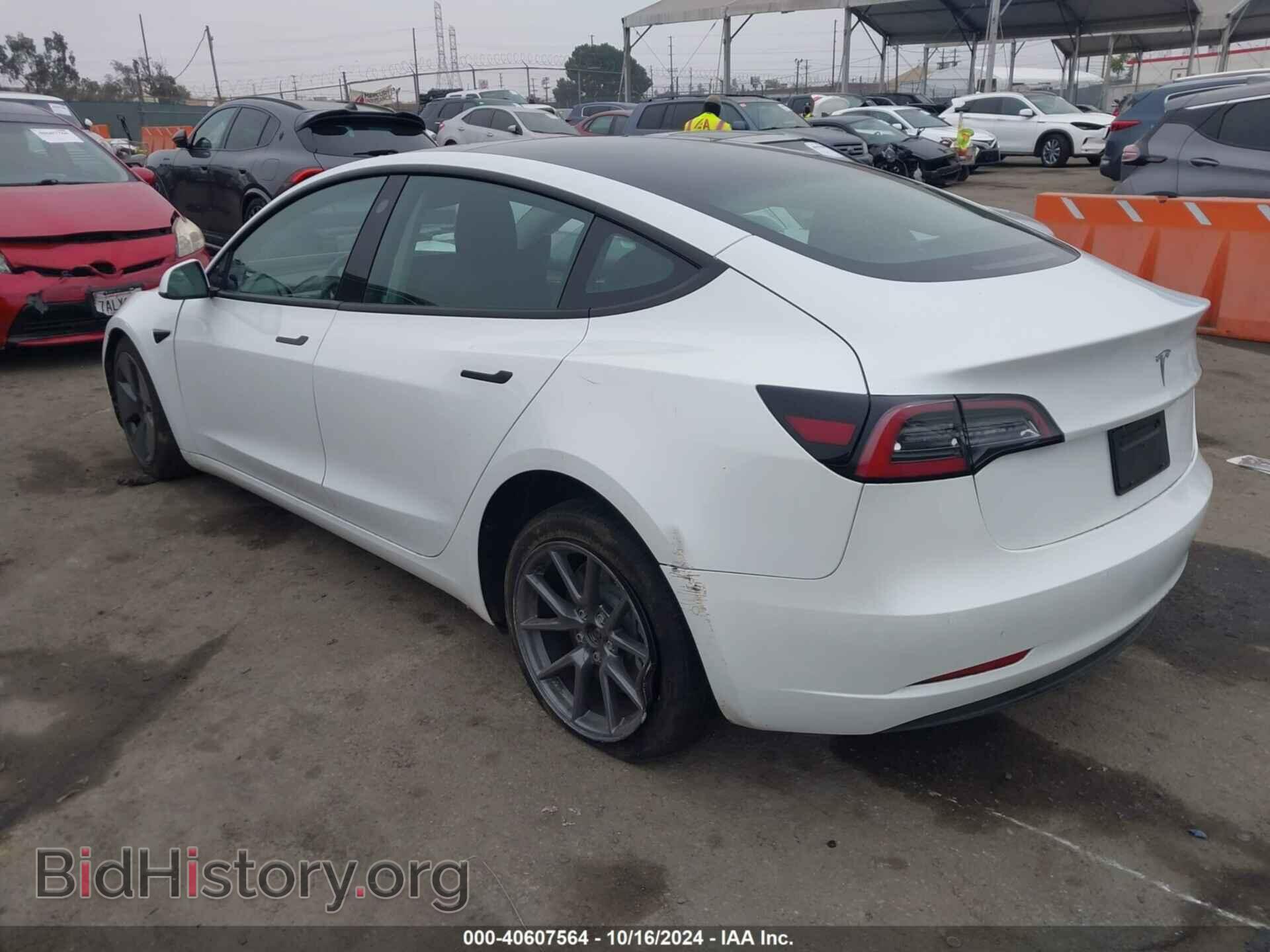2022 TESLA MODEL 3 - VIN: 5YJ3E1EA8NF332332 - Фото 3
