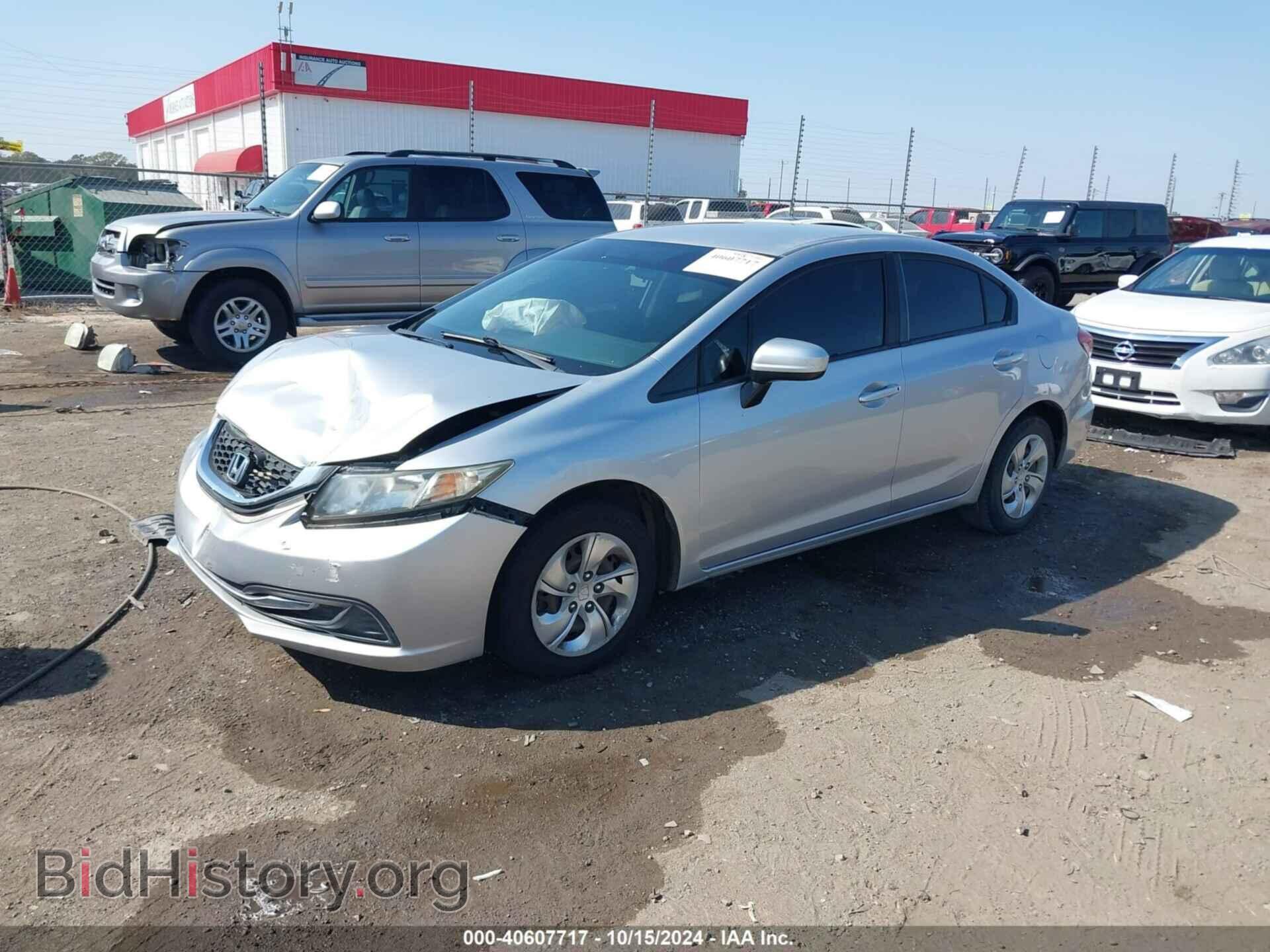 2015 HONDA CIVIC - VIN: 2HGFB2F50FH516948 - Фото 2