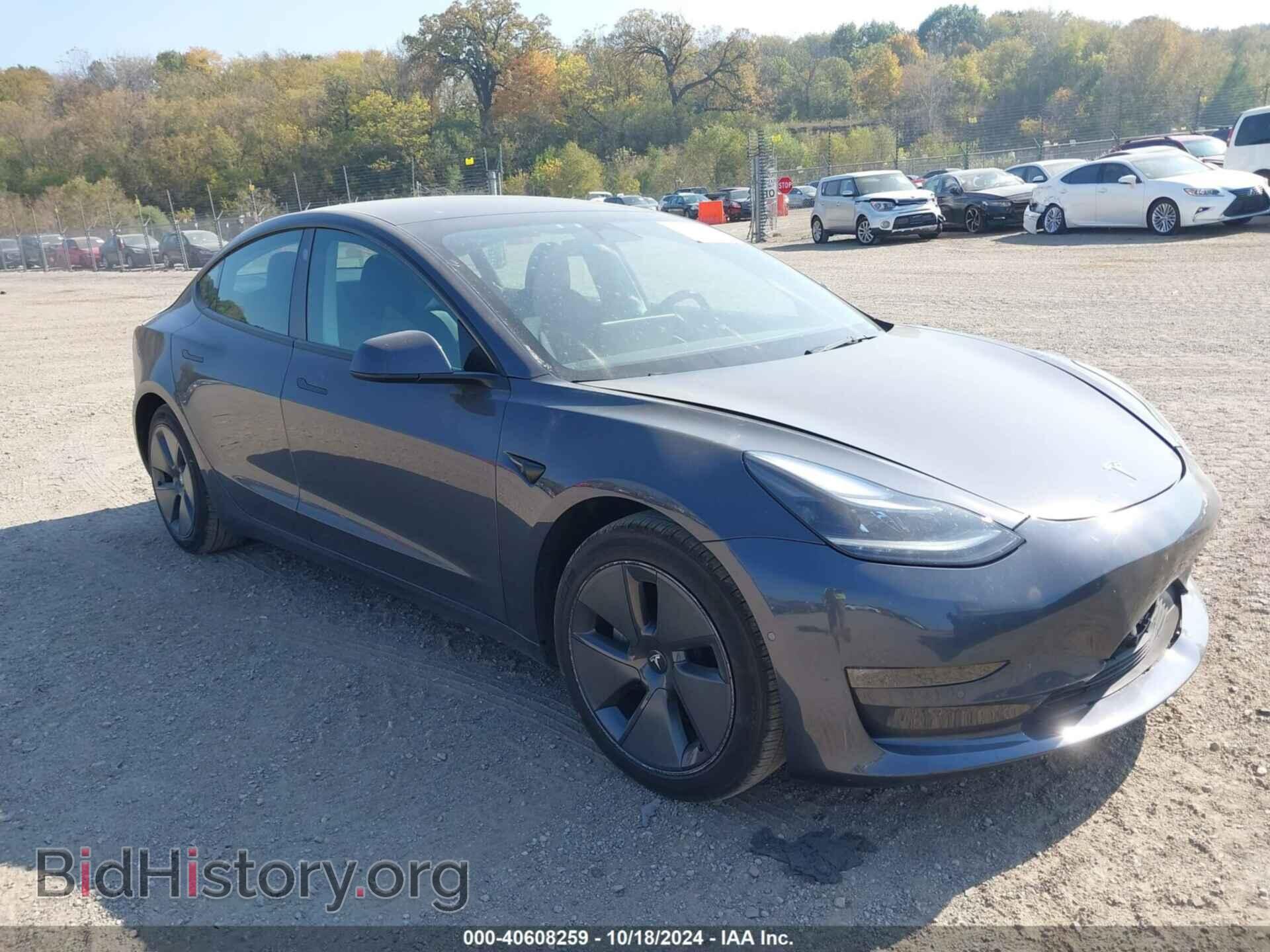 Фотография 5YJ3E1EB0NF338344 - TESLA MODEL 3 2022