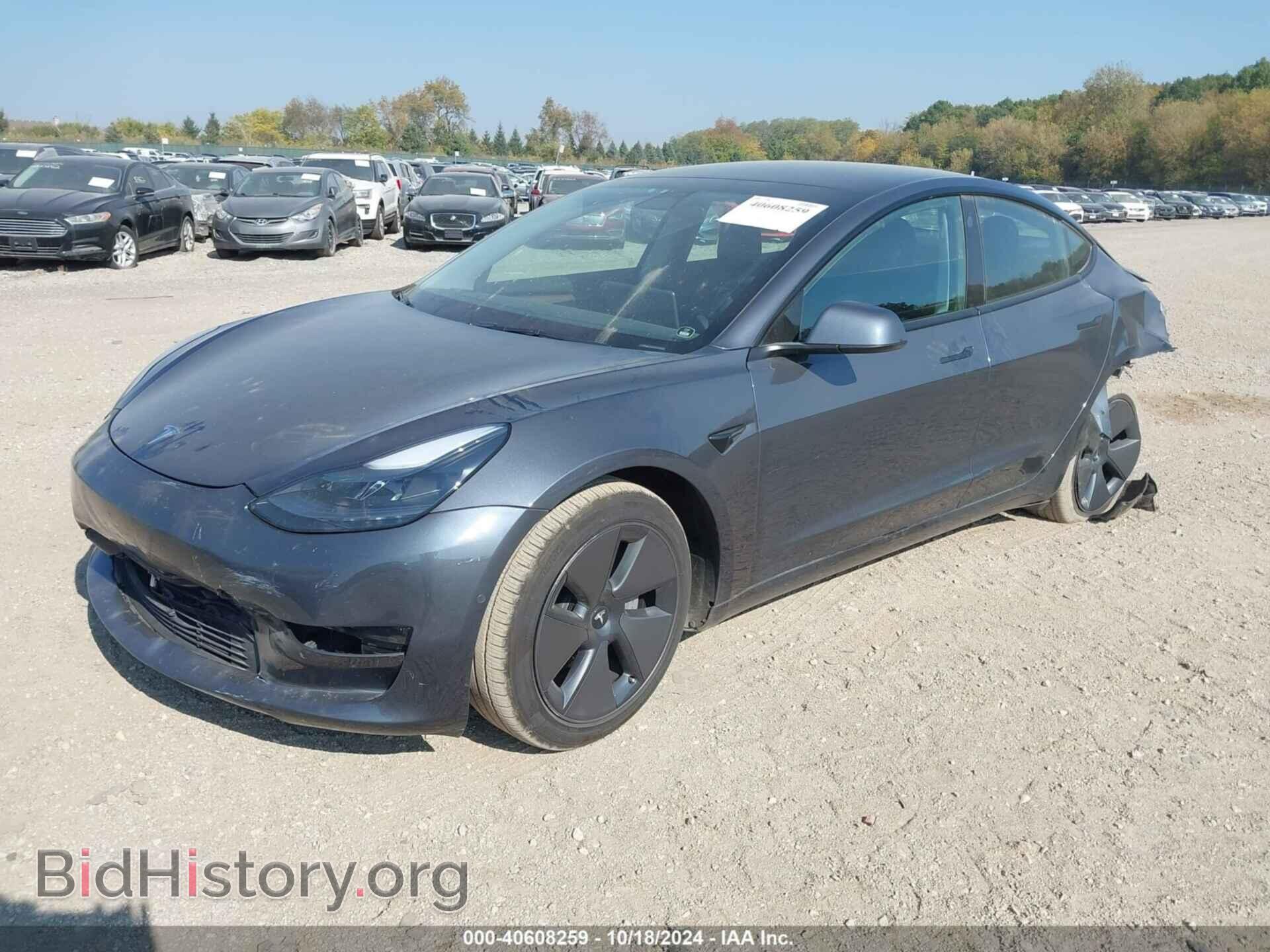 2022 TESLA MODEL 3 - VIN: 5YJ3E1EB0NF338344 - Фото 2