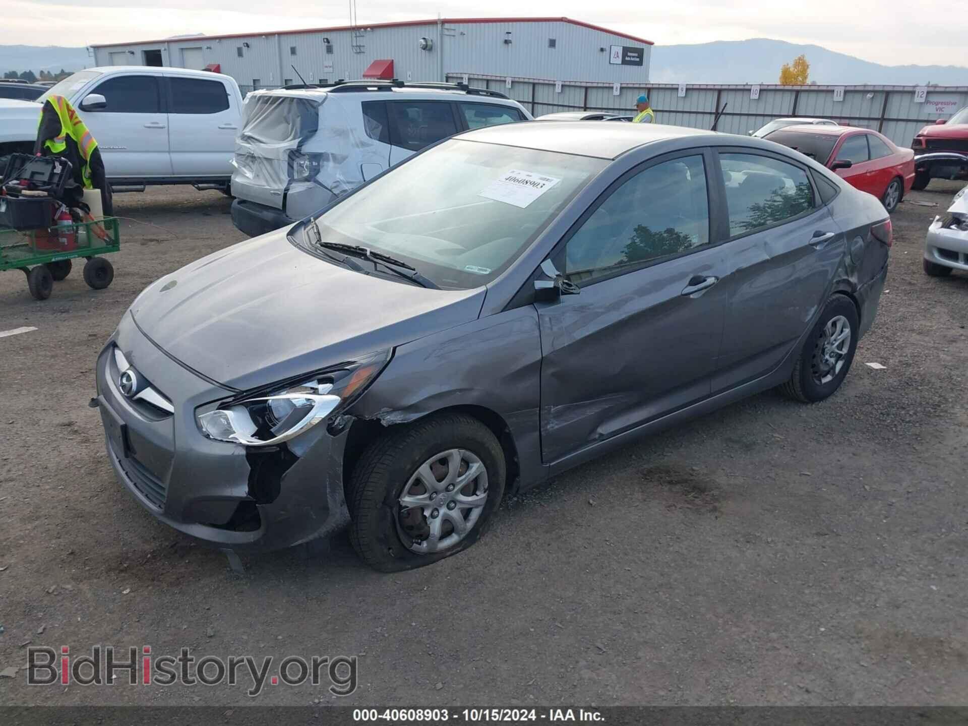 2014 HYUNDAI ACCENT - VIN: KMHCT4AE8EU712418 - Фото 2