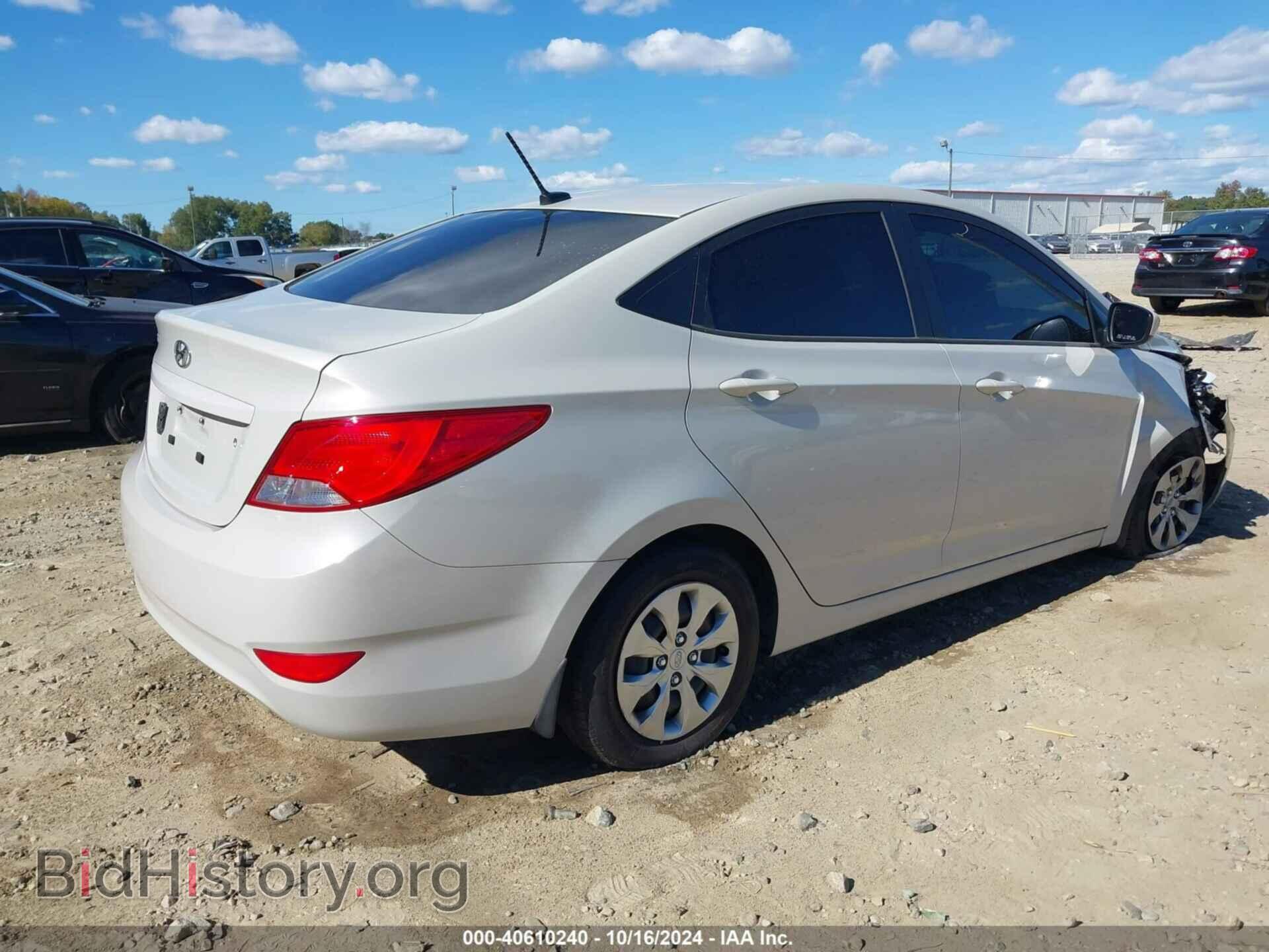 2016 HYUNDAI ACCENT - VIN: KMHCT4AE1GU972789 - Фото 4